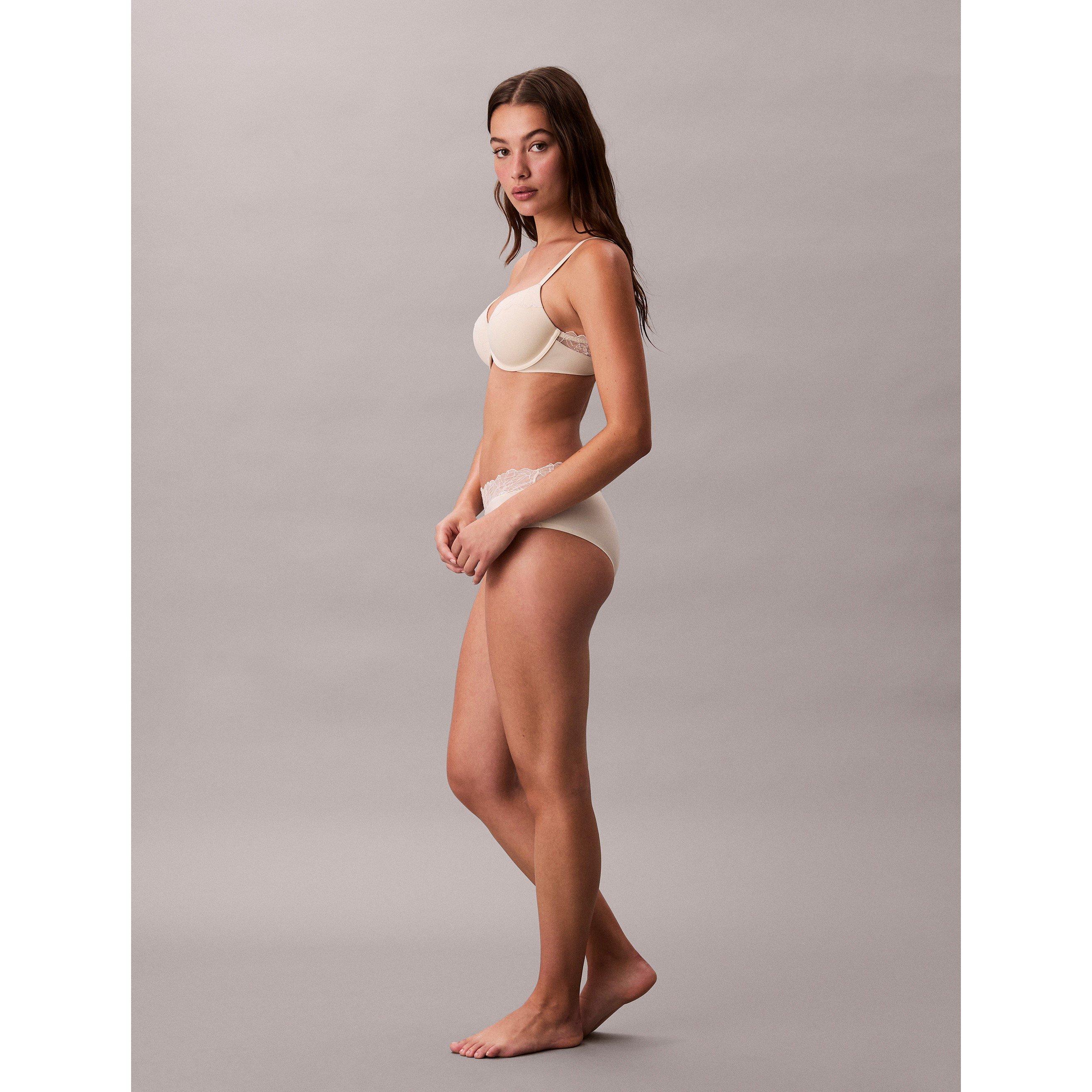 Bone White - Calvin Klein - Women's Perfect Fit T-Shirt Bra - 3