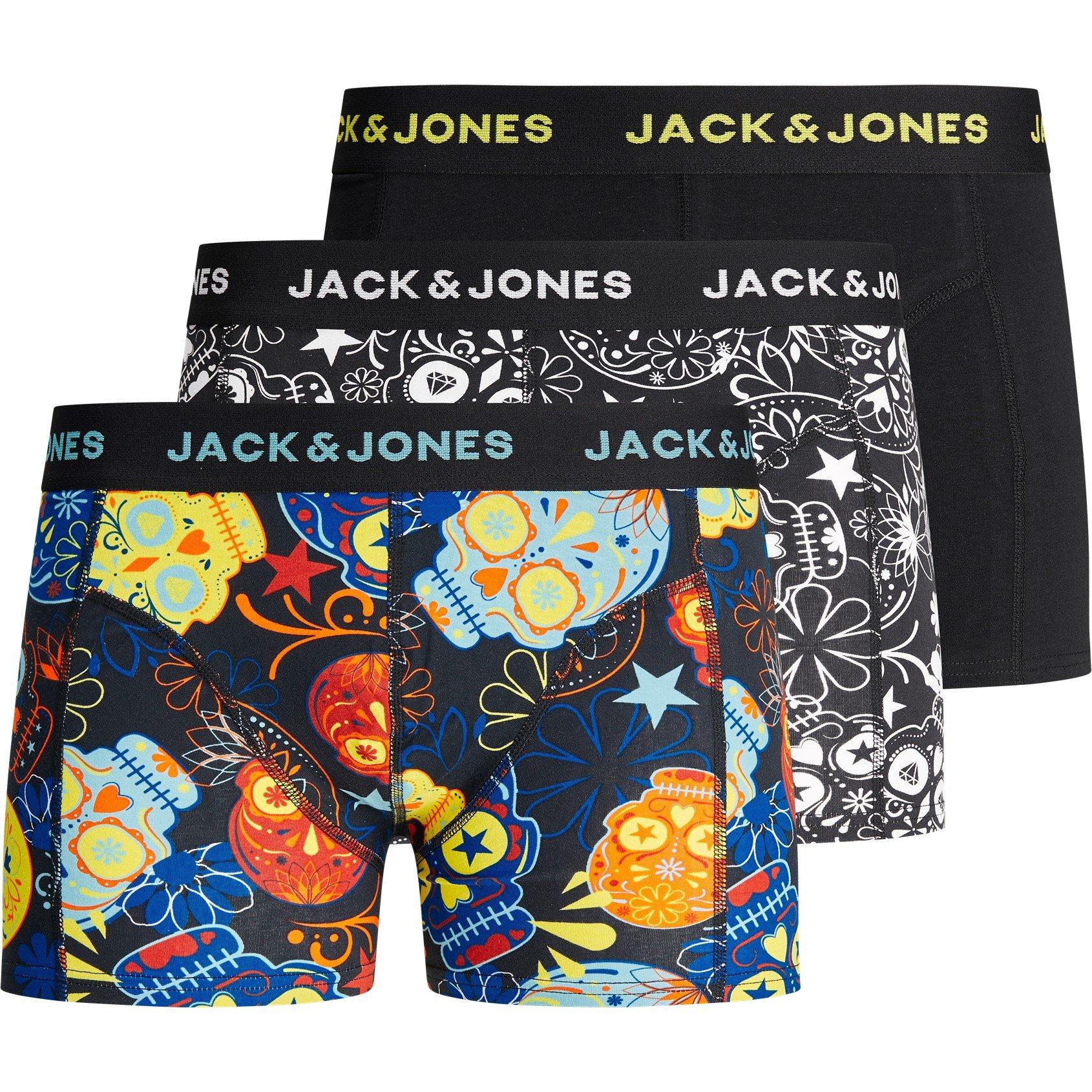 Black - Jack and Jones - Kids' Skull Pack Trunks - 1