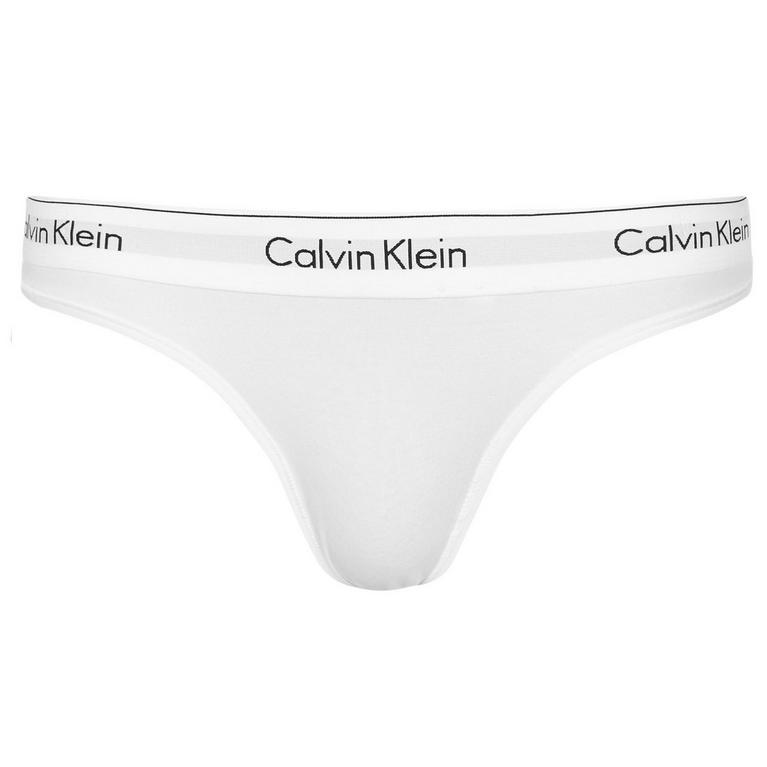 Weiß - Calvin Klein - Modern Thong - 1