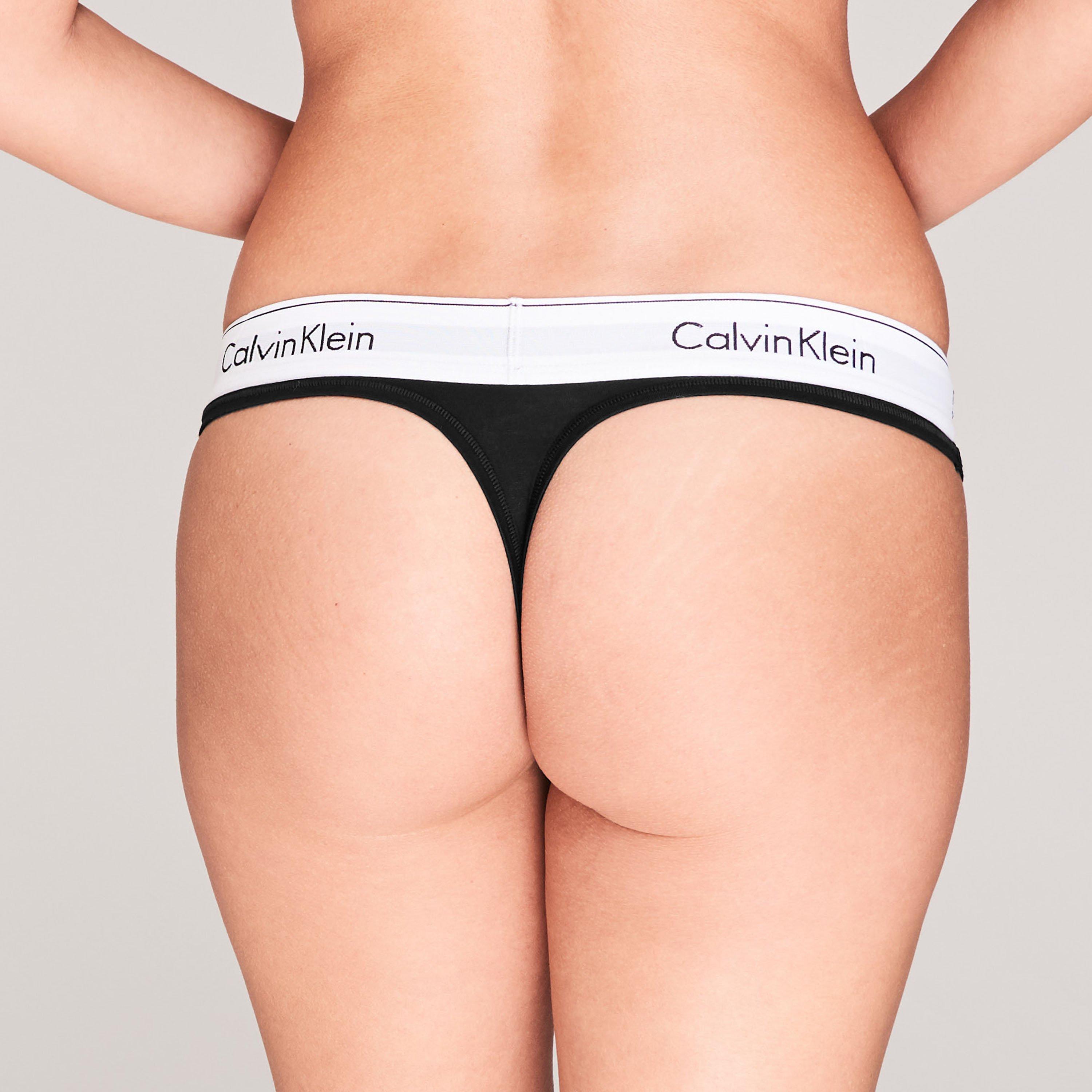 Schwarz - Calvin Klein - Modern Thong - 3