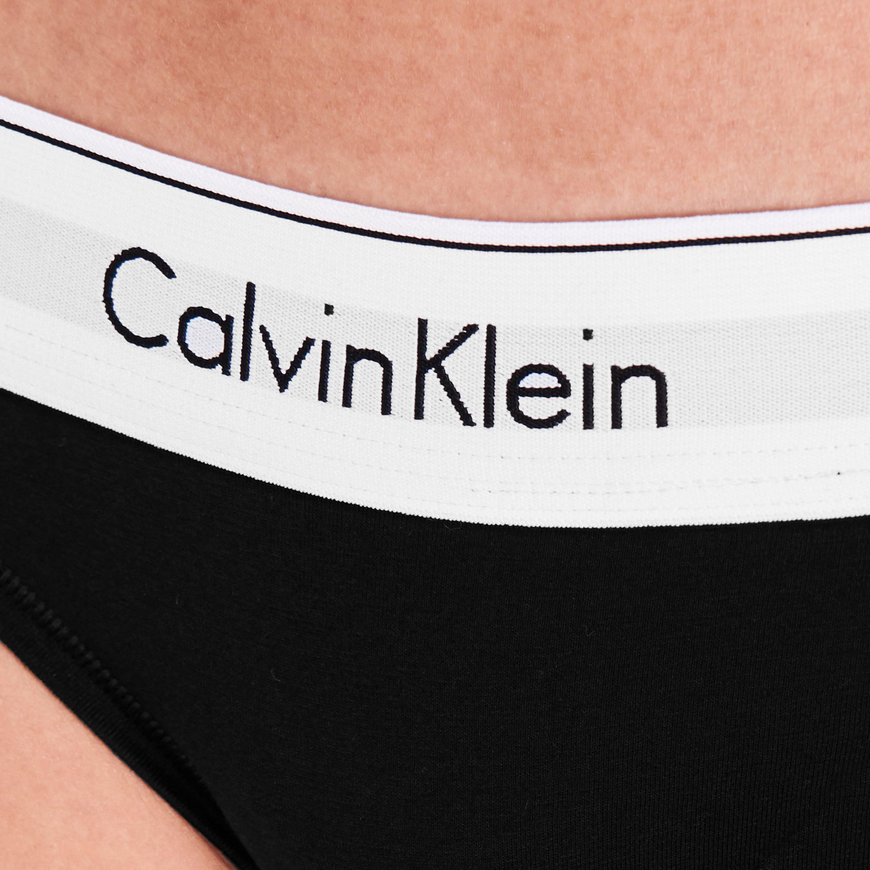 Schwarz - Calvin Klein - Modern Thong - 4