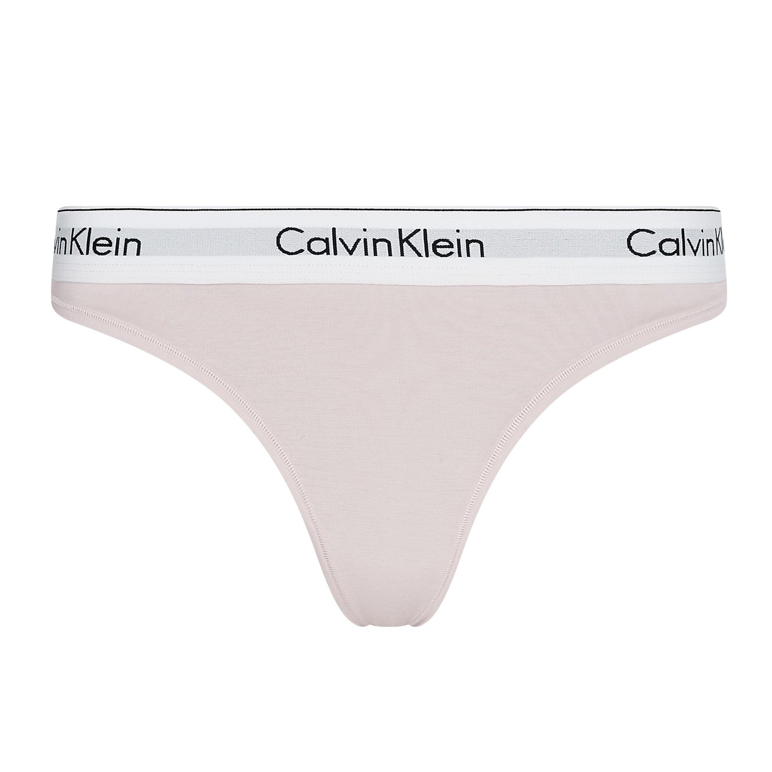 Calvin Klein Women's Modern Thong - Nymphs Thigh2nt - 8 (XS)
