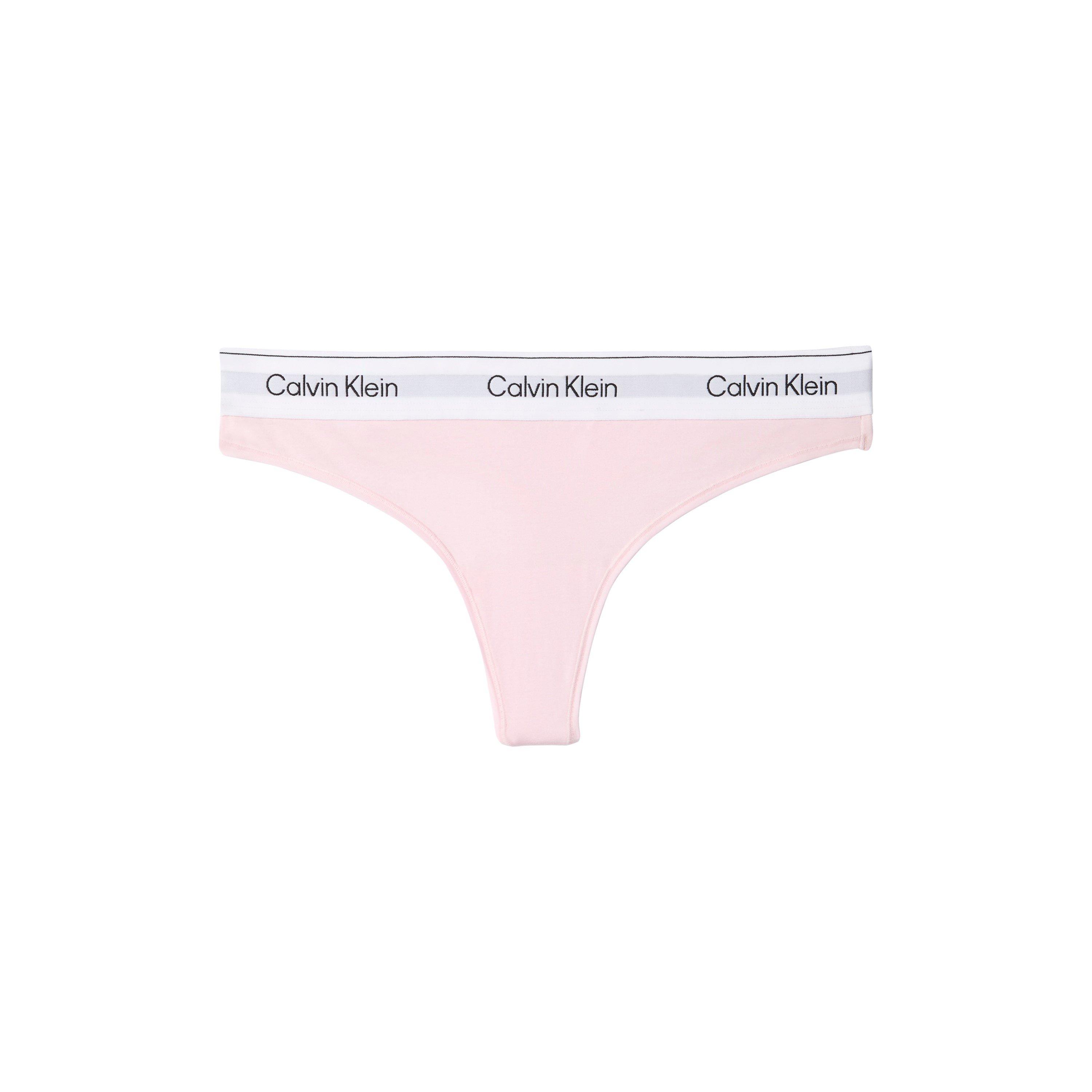 Calvin Klein Women's Modern Thong - Cradle Pink - 14 (L)