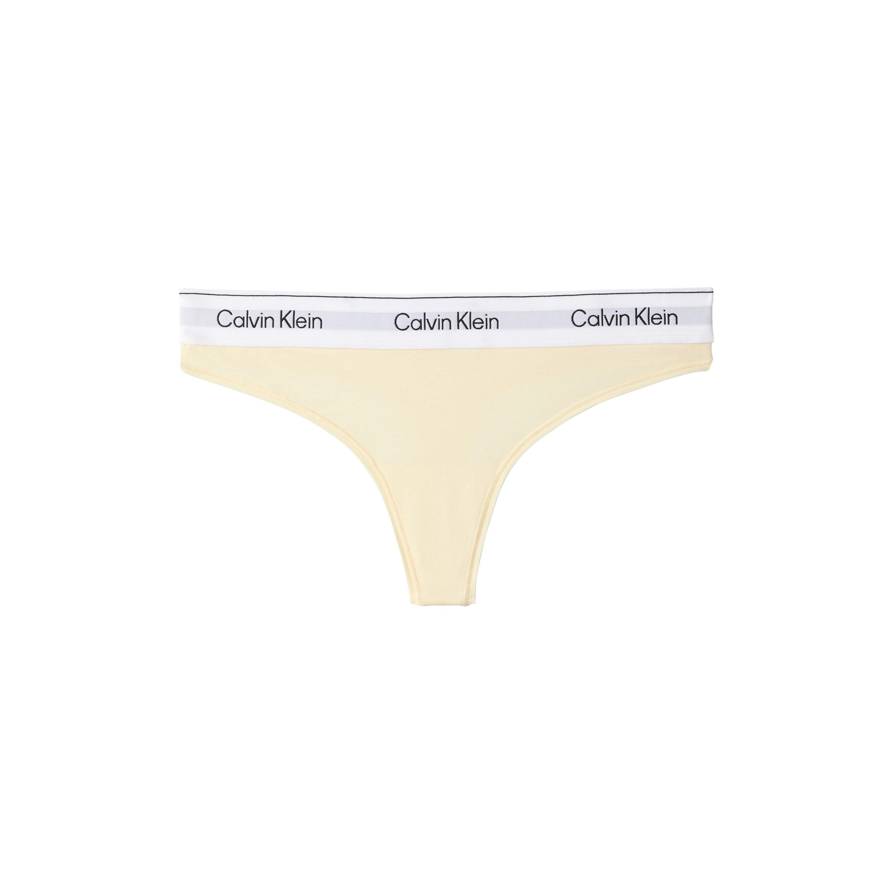 Calvin Klein Women's Modern Thong - Pear Sorbet - 8 (XS)