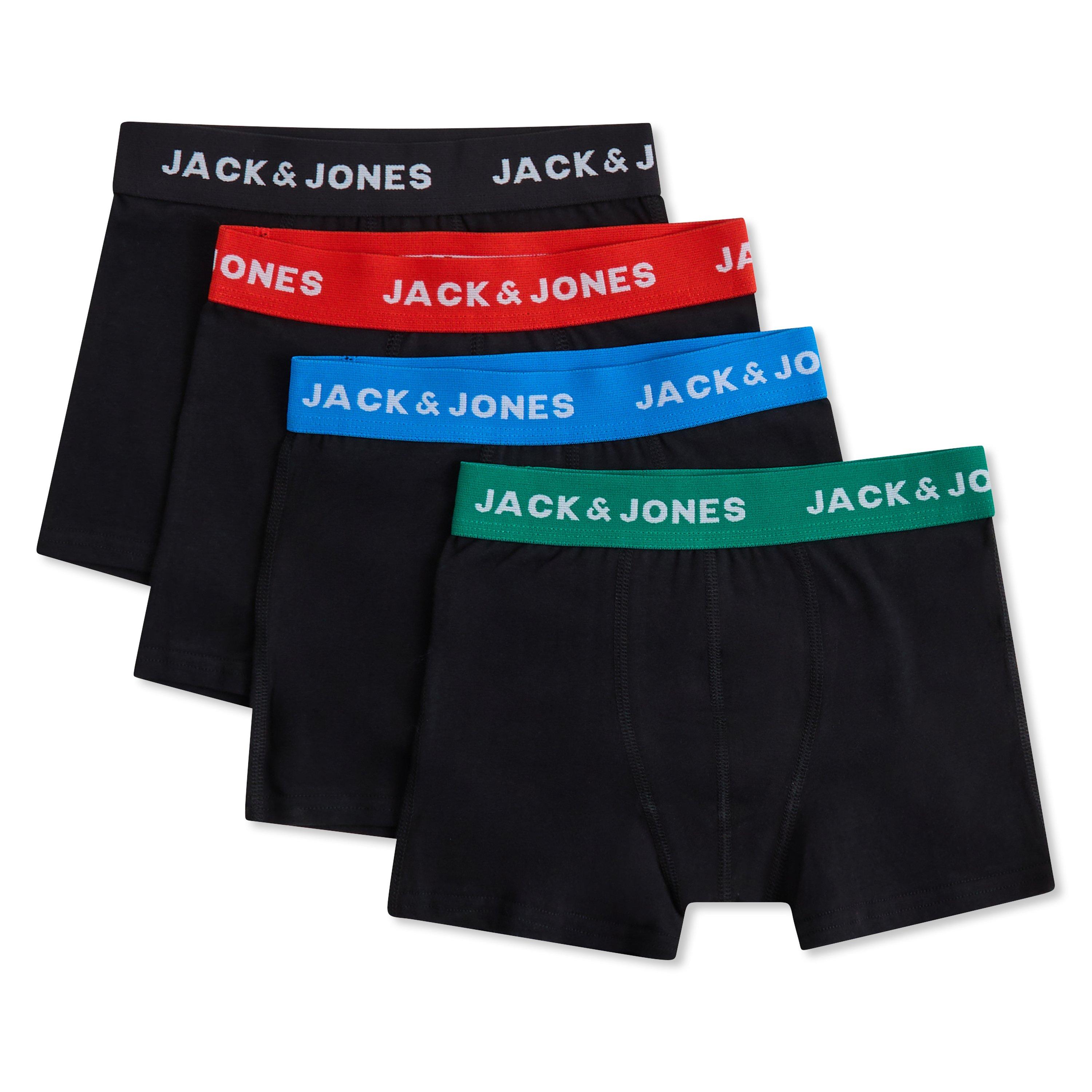 Jack & Jones Boys Blue Children's Boxer Shorts Huey (X5) - Image 3