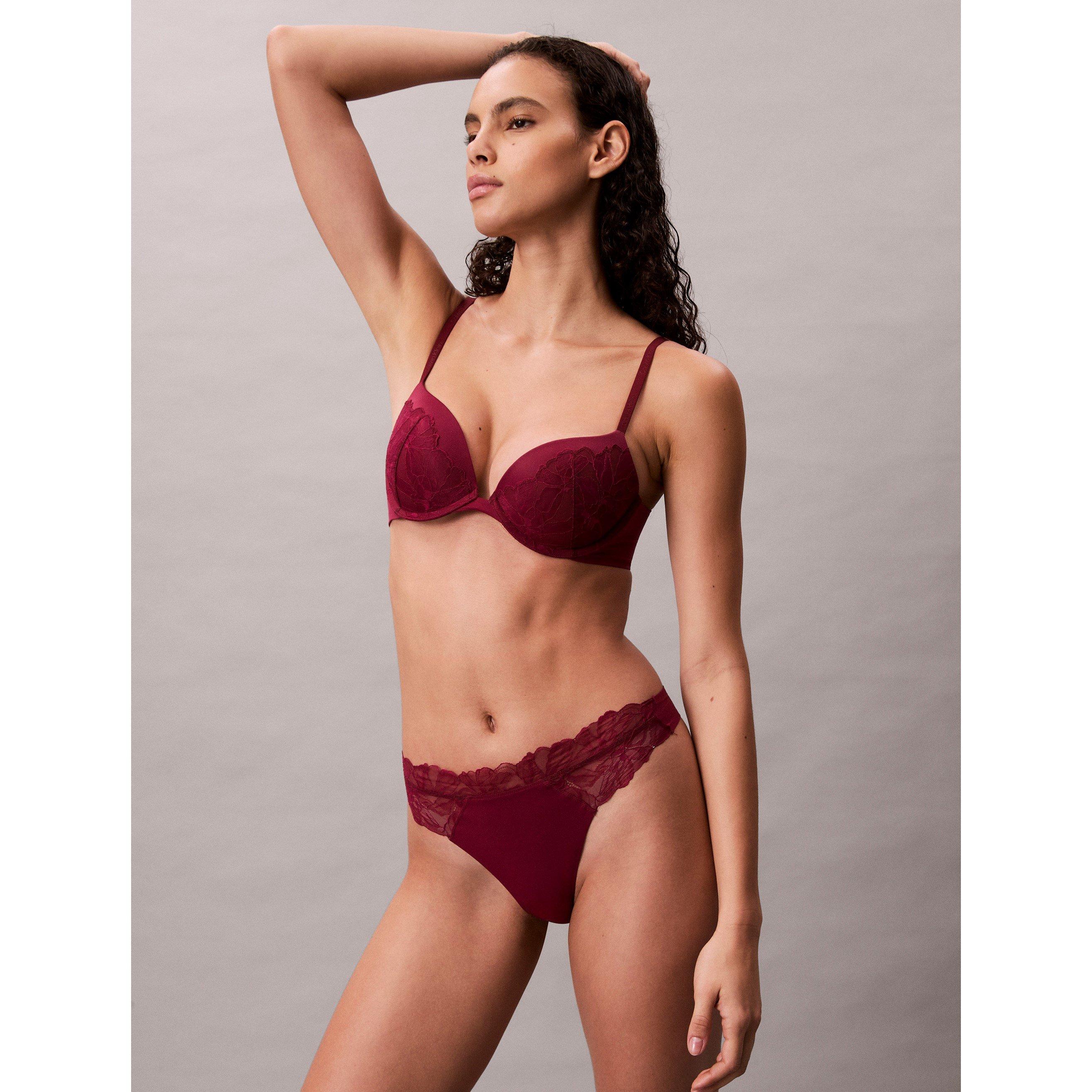 Rosa seducente - Calvin Klein - Women's PerfFit Plunge Bra - 4