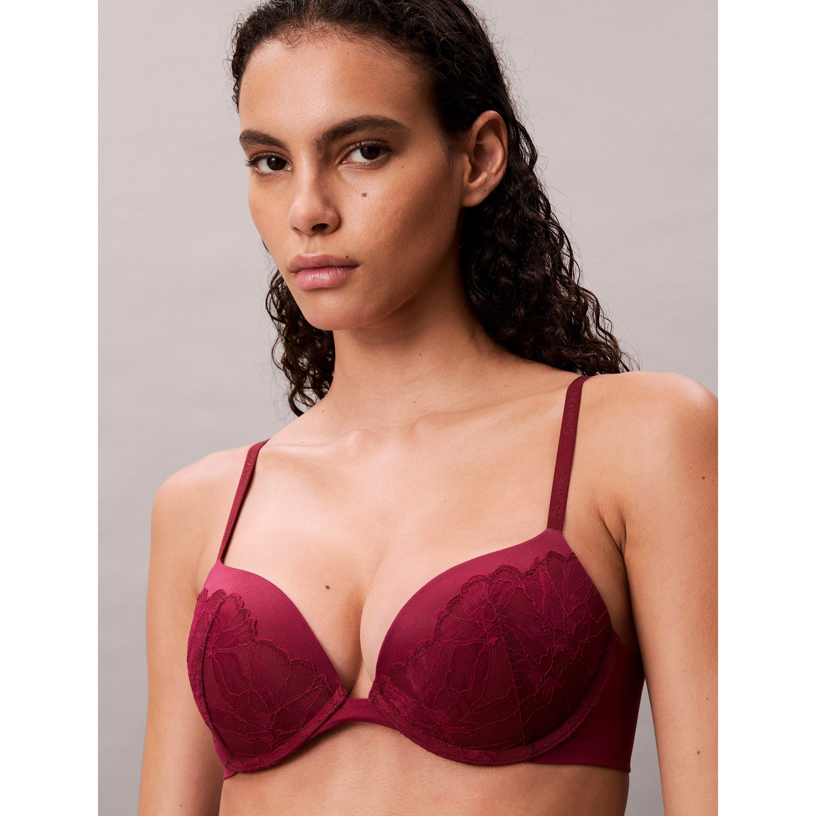 Rosa seducente - Calvin Klein - Women's PerfFit Plunge Bra - 5