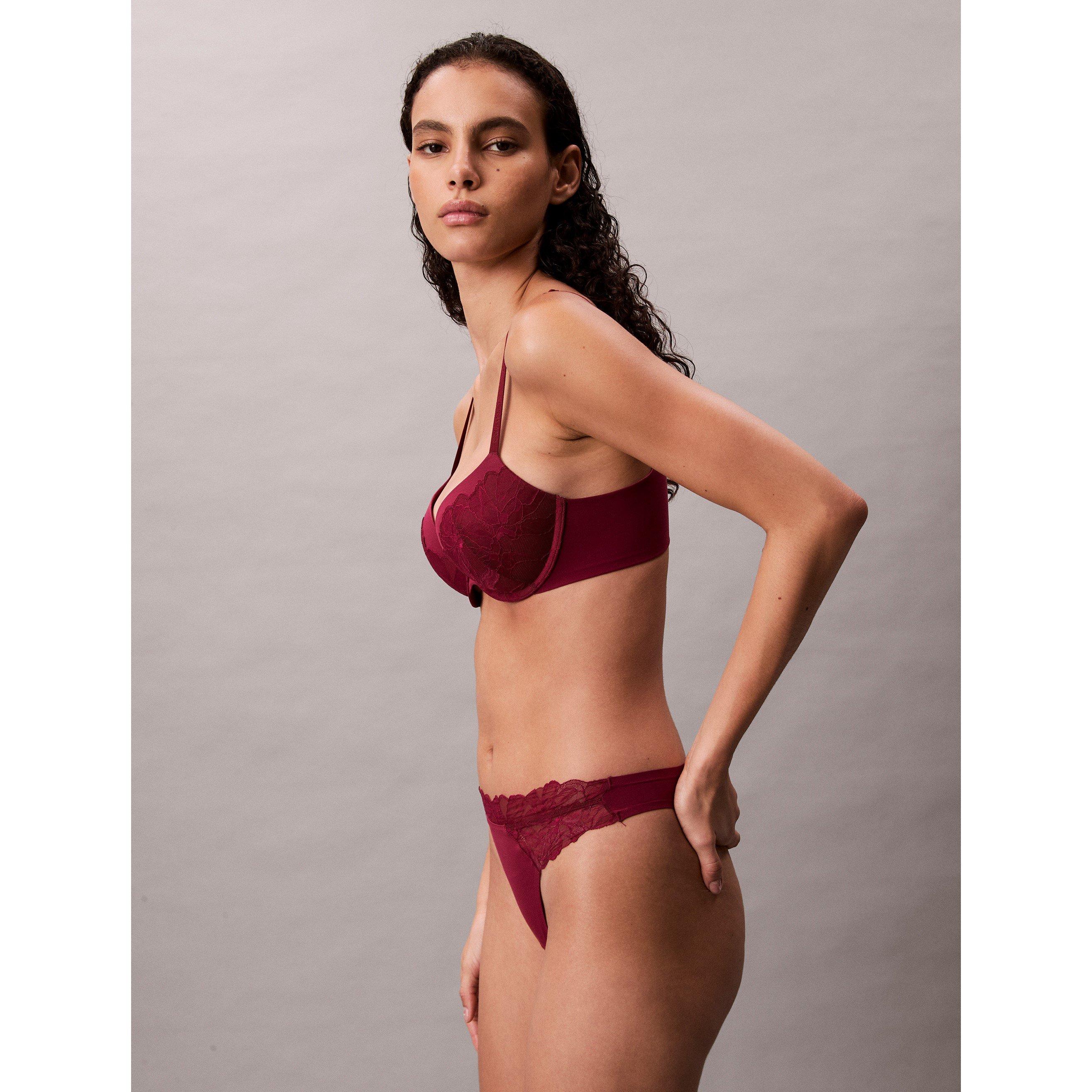 Rosa seducente - Calvin Klein - Women's PerfFit Plunge Bra - 7