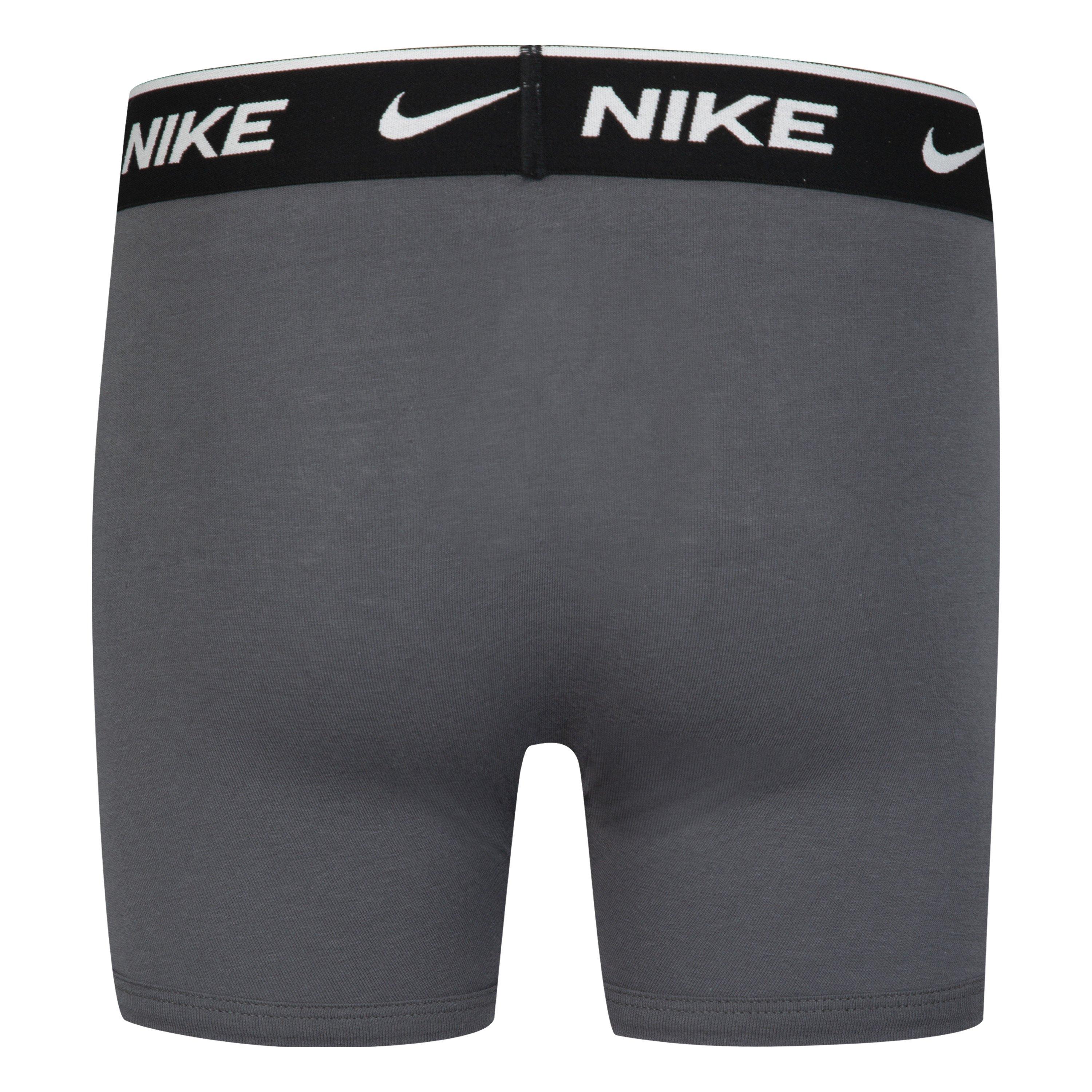 Black/Grey - Nike - Cotton Boxer Brief 3 Pack Boys - 6