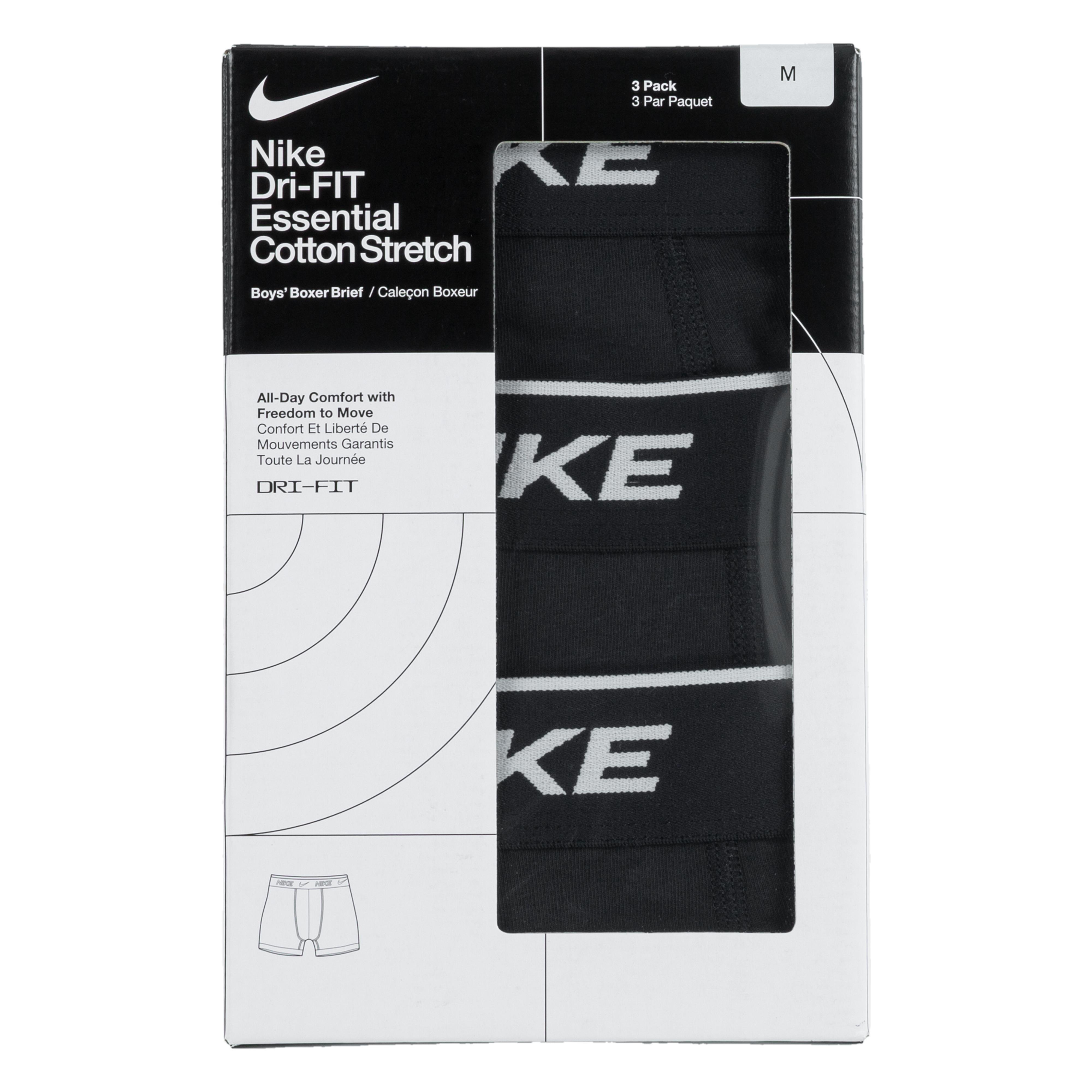 Sort - Nike - Cotton Boxer Brief 3 Pack Boys - 5