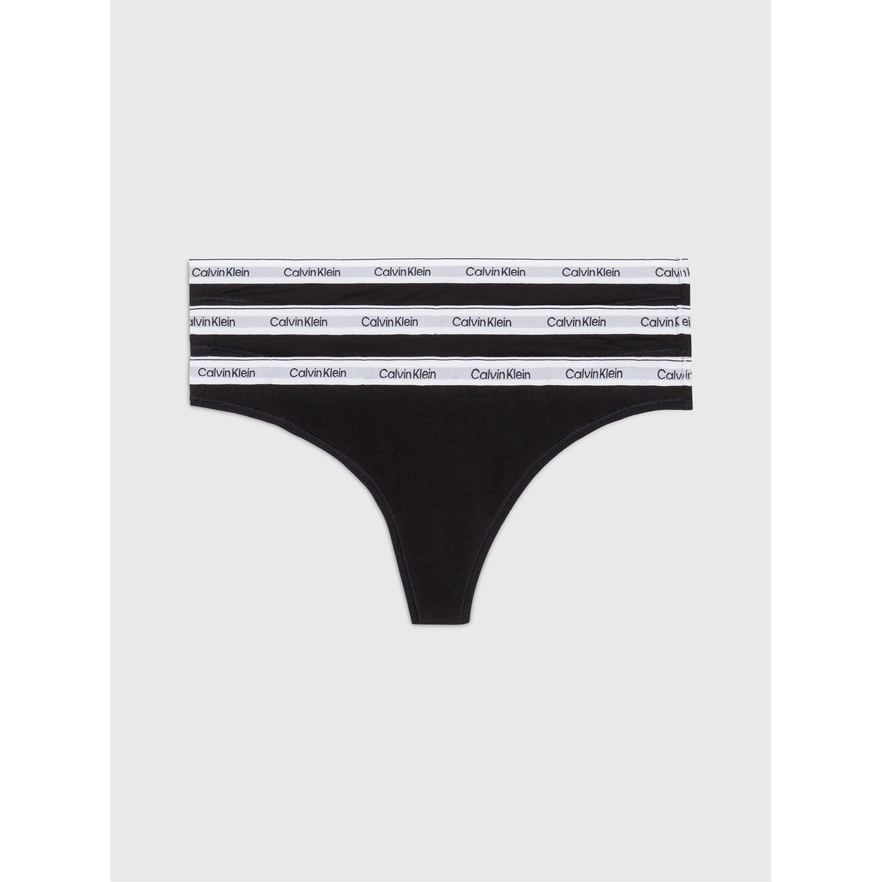 Schwarz - Calvin Klein - 3 Pack Thongs - 1