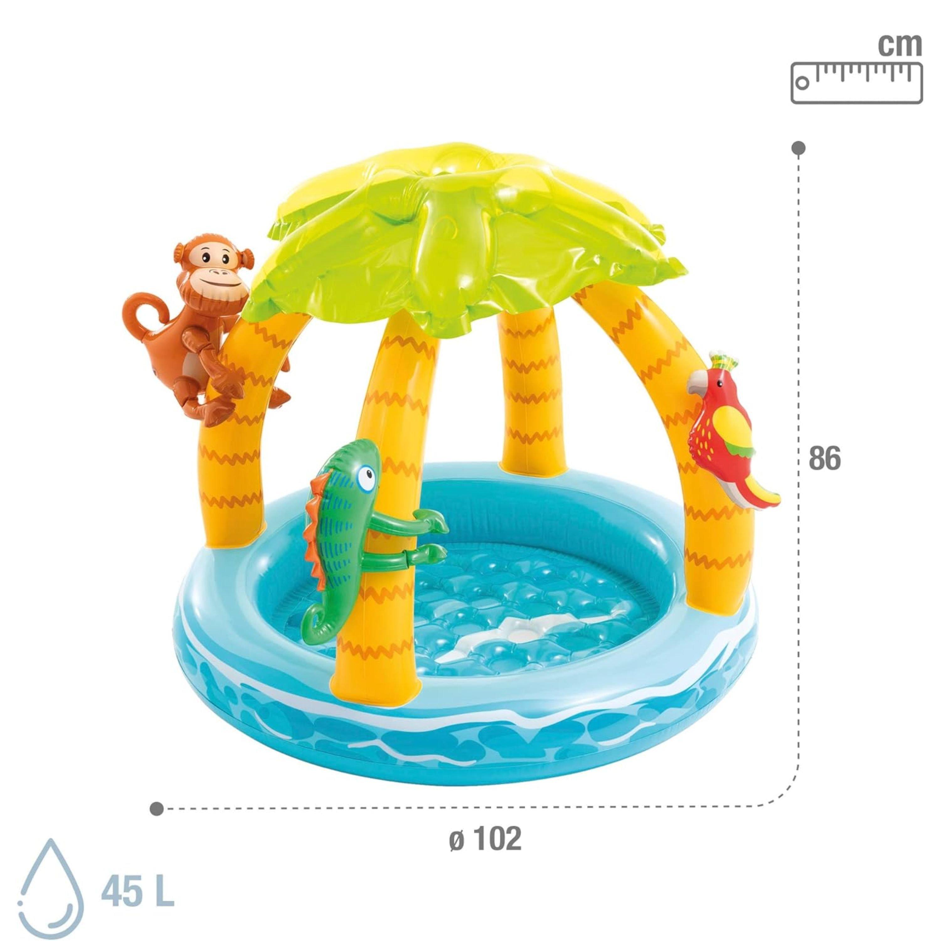Blue - Intex - Baby Pool Palm Tree - 2