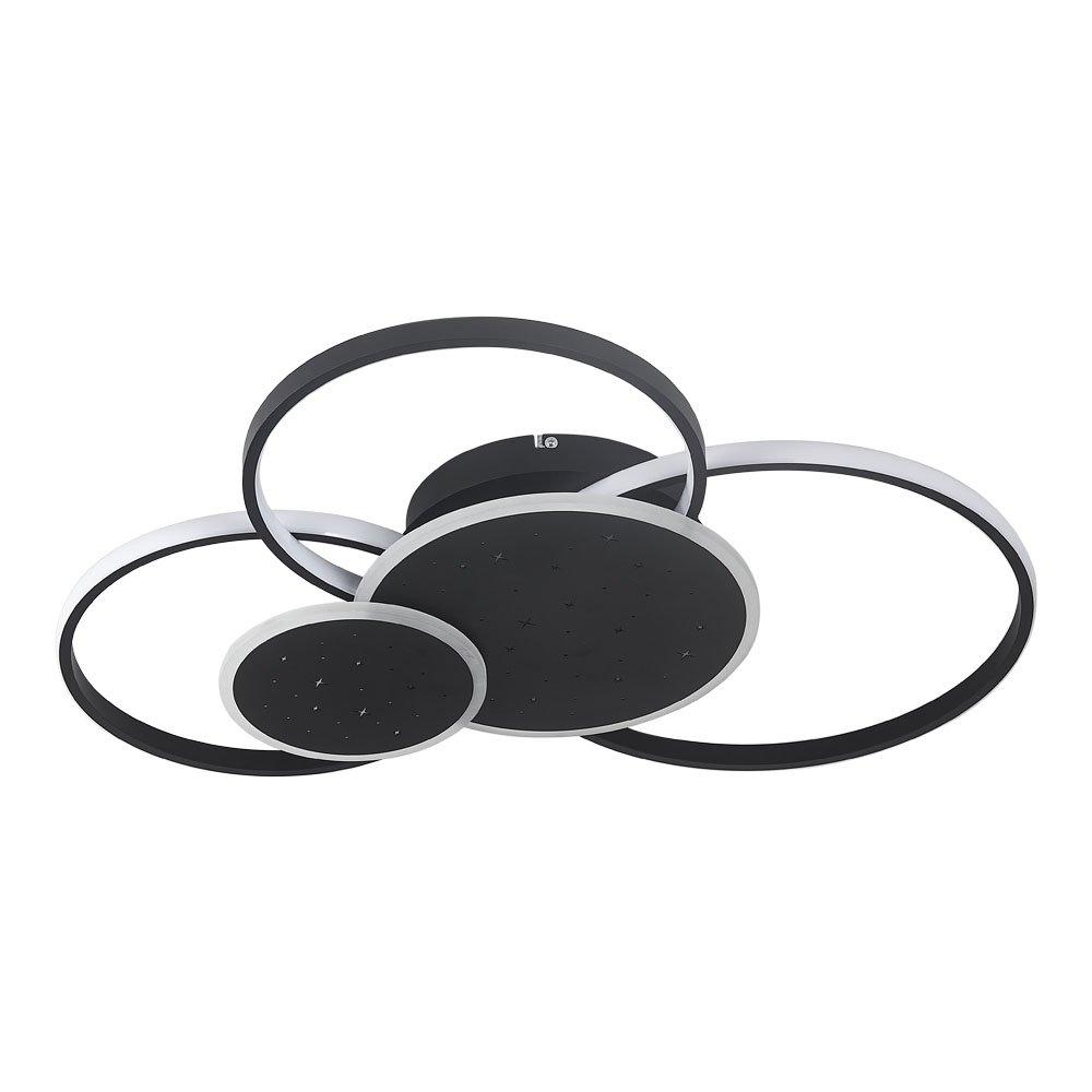 Black - Kabinet UK - LED 5 Round Ceiling Light in White Light - 3