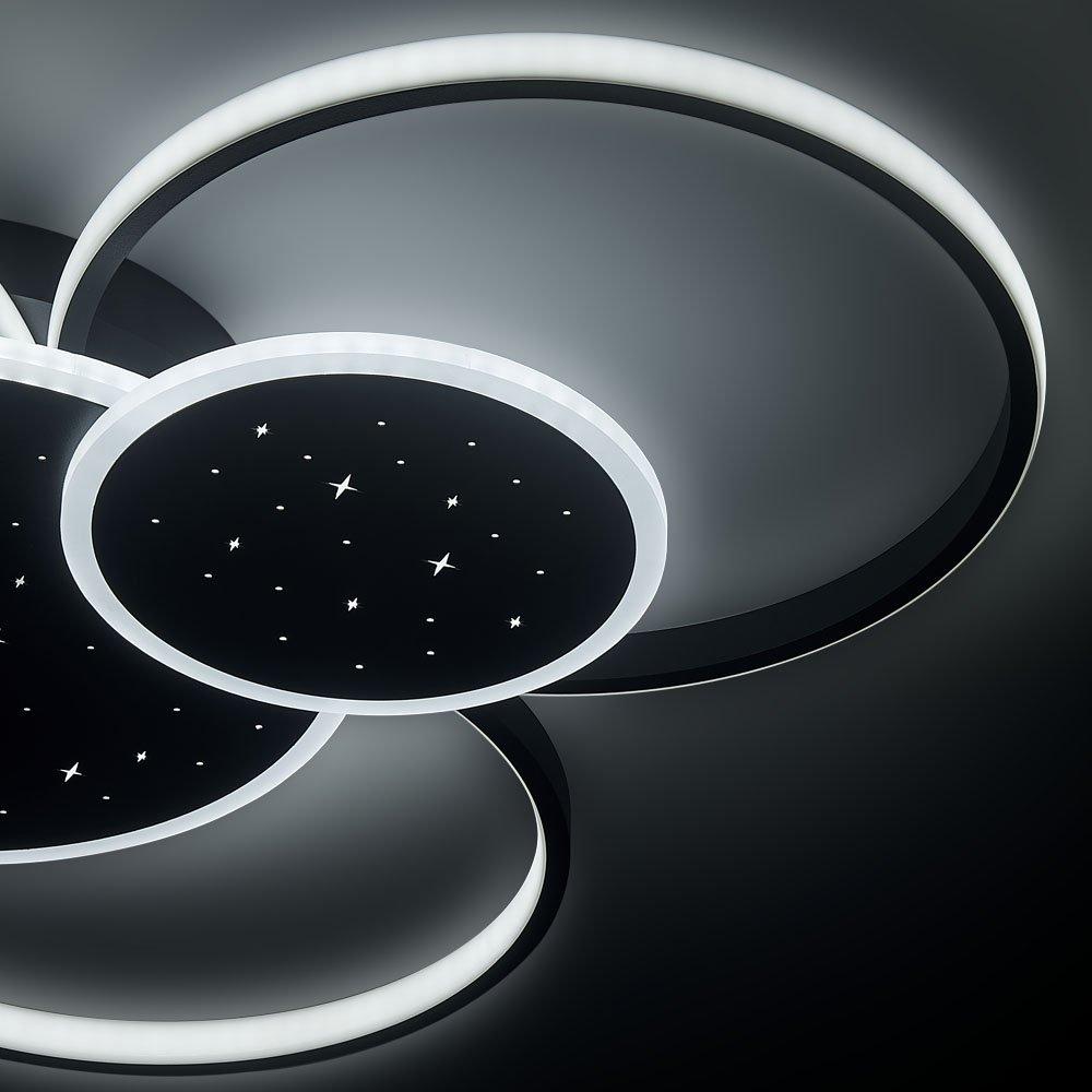 Black - Kabinet UK - LED 5 Round Ceiling Light in White Light - 4