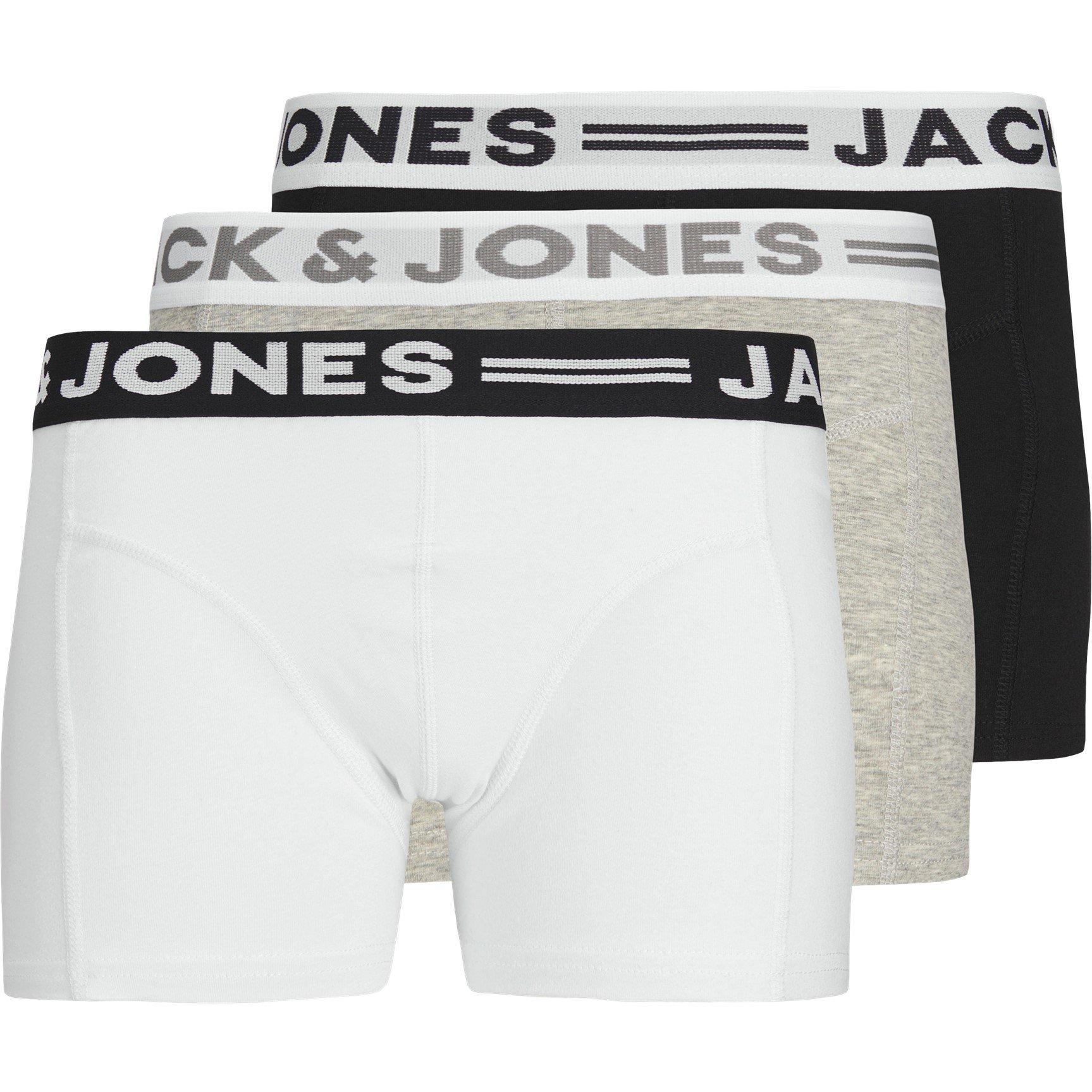 Jack And Jones Boys Kids' Sense Trunks - Lt Grey Melange - 10 Years