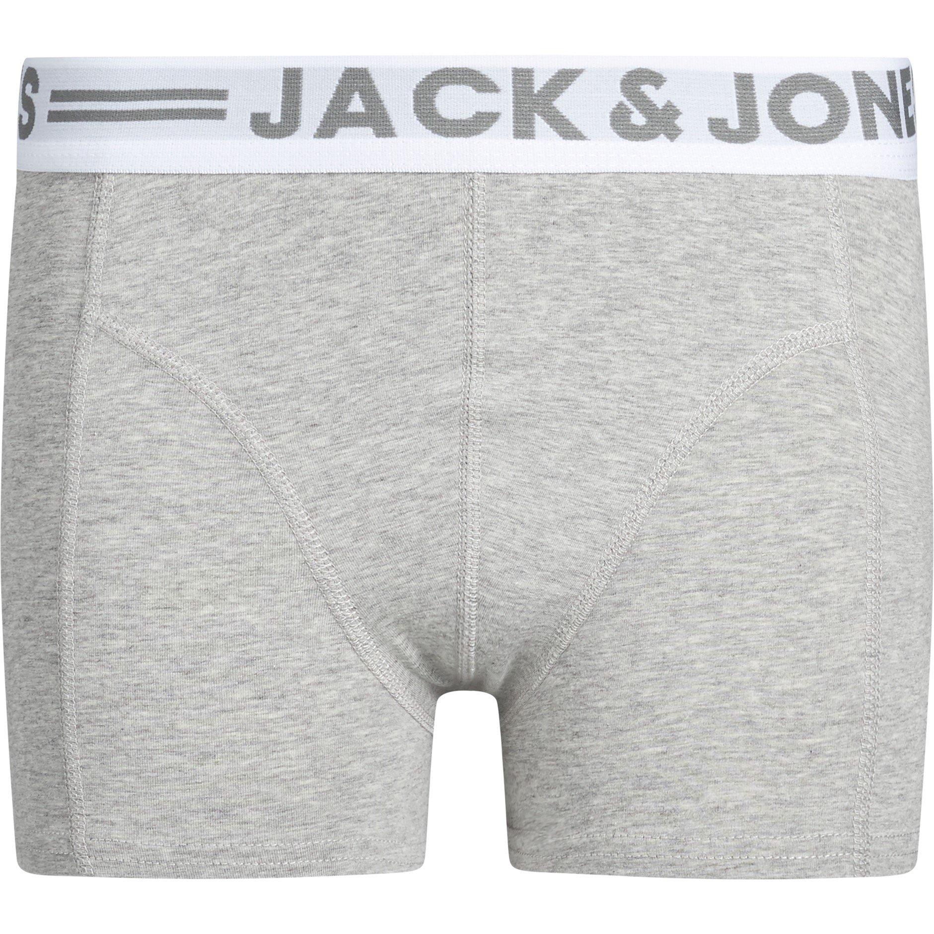 Lt Grå Melange - Jack and Jones - Kids' Sense Trunks - 2
