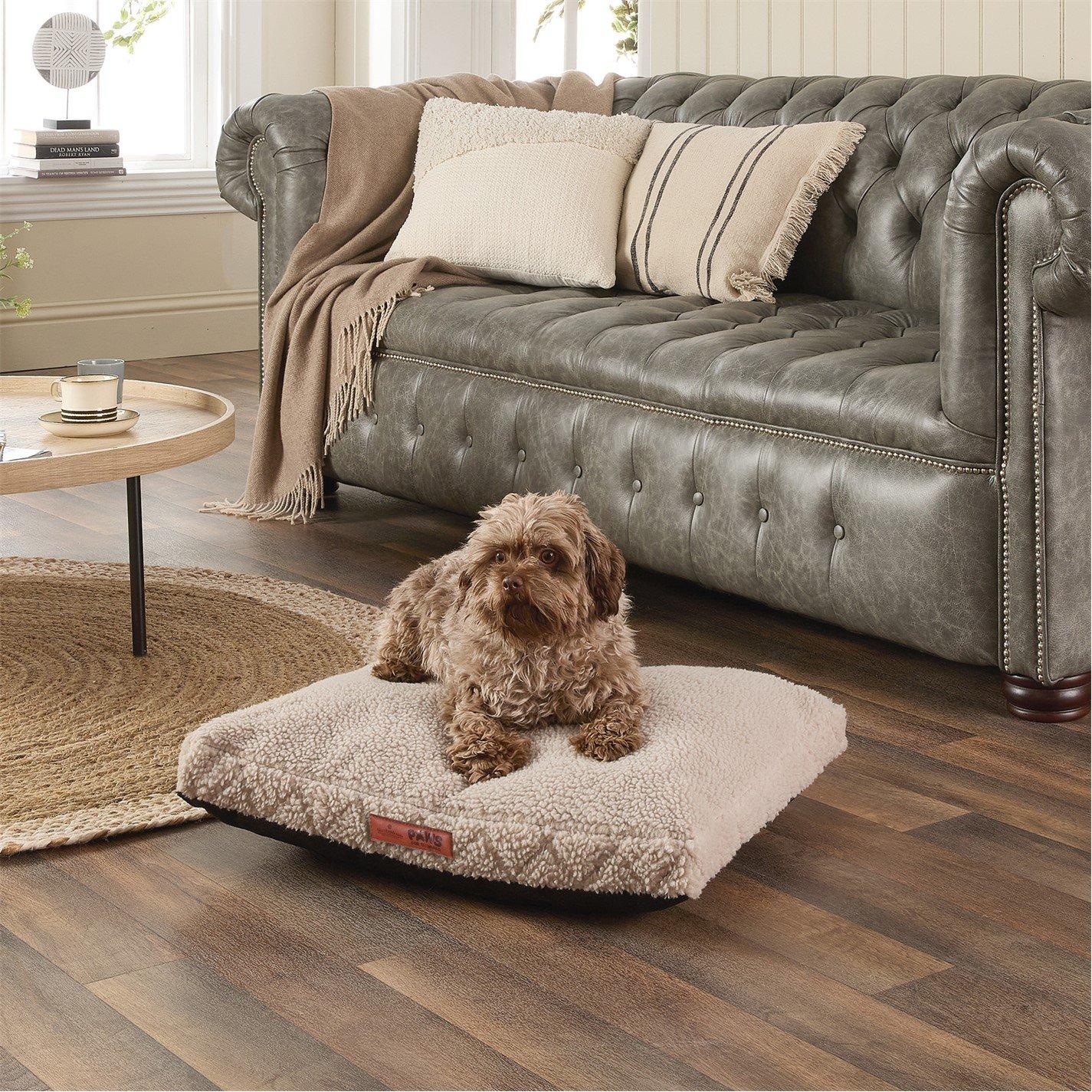 Slumberdown  Paws For Slumber Sherpa Pet Bed Biscuit - Medium