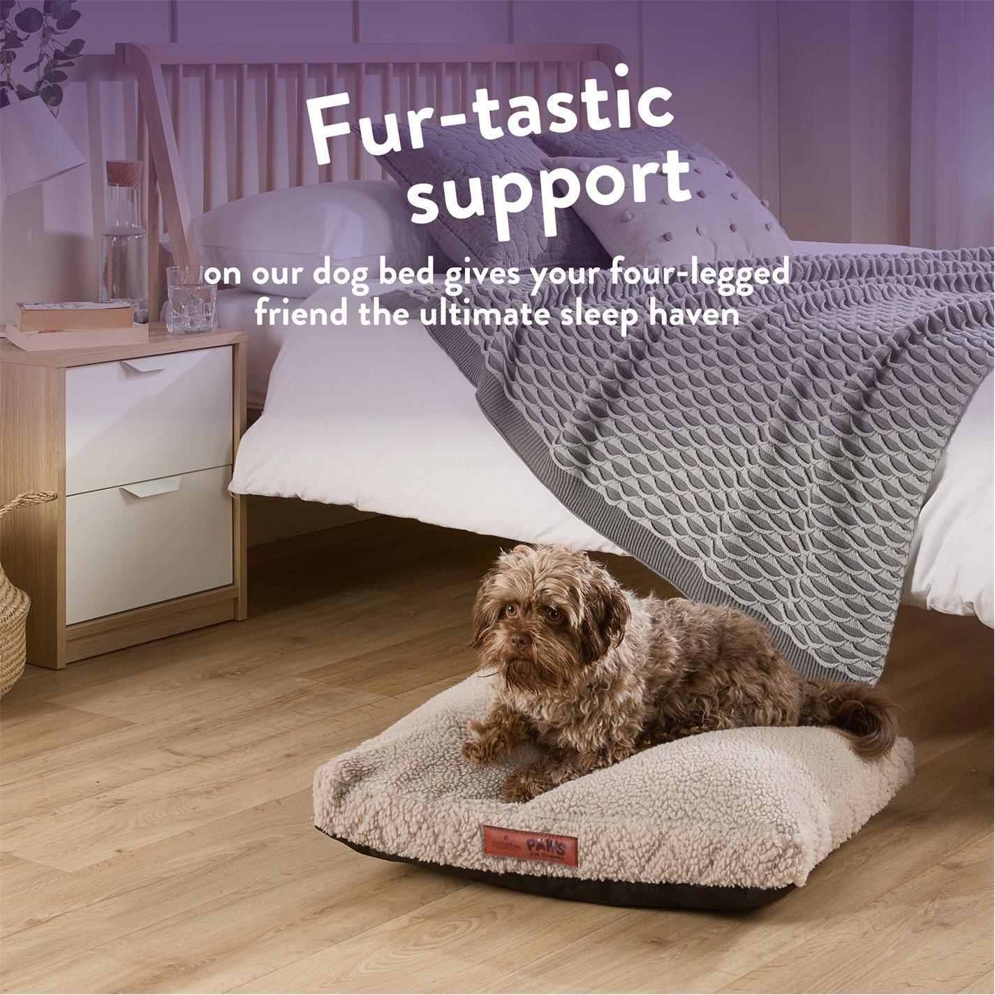 Biscuit - Slumberdown - Paws for Slumber Sherpa Pet Bed Biscuit - 3