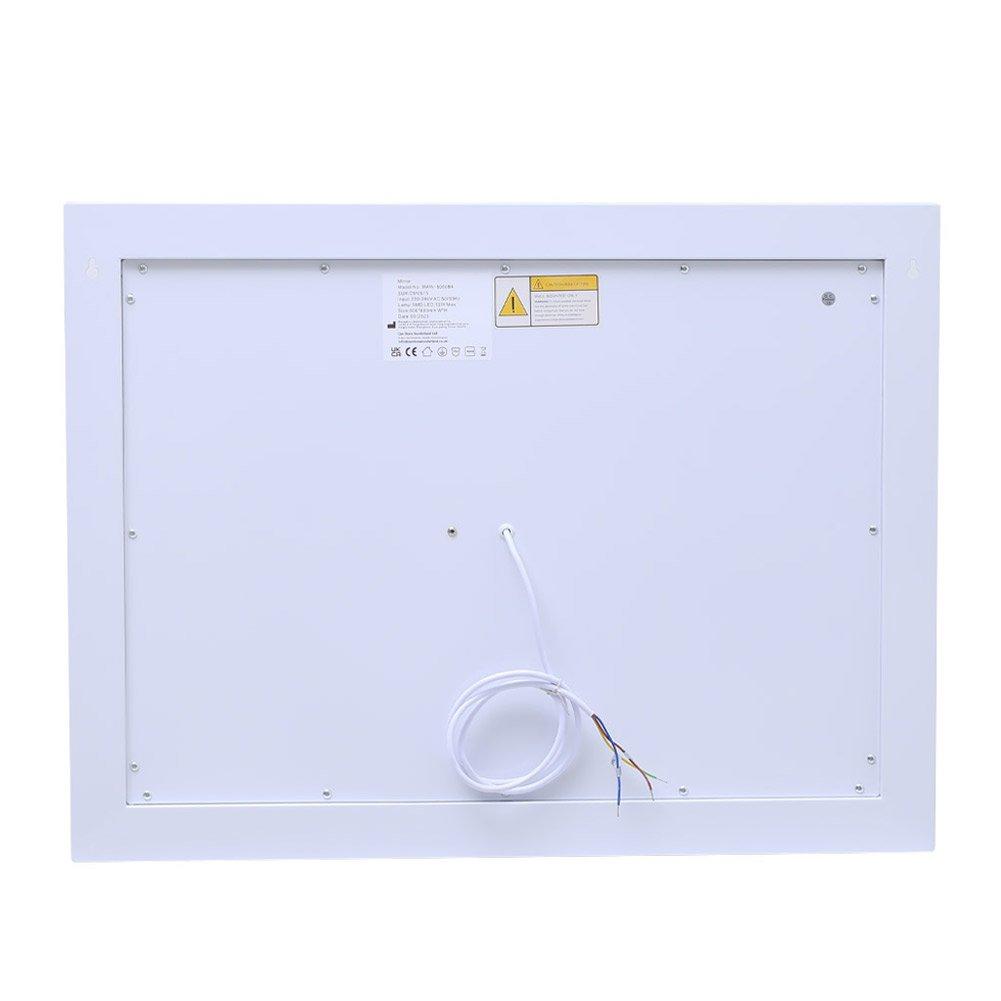 White - Kabinet UK - Frameless Anti-Fog Dimmable LED Wall Mirror - 4