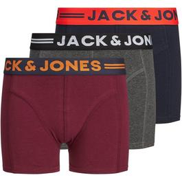 Jack and Jones Jack 3 Pack Lichfield Trunks Junior Boys