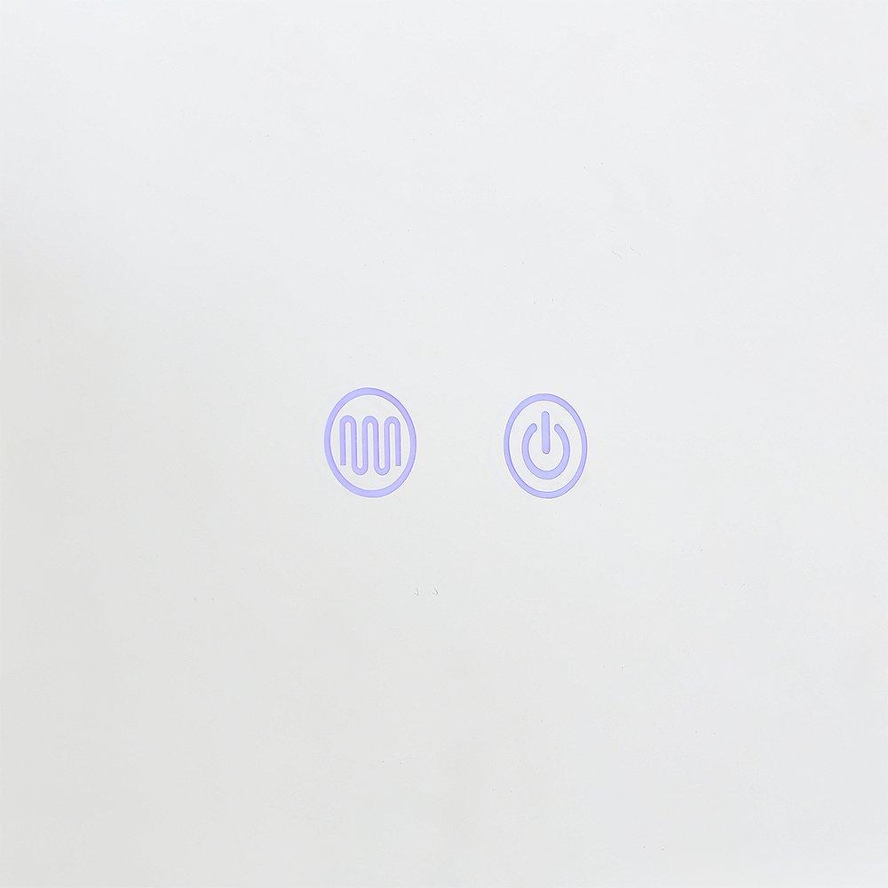 Black - Kabinet UK - Rectangular Anti-Fog Vanity Mirror with Sensor - 5