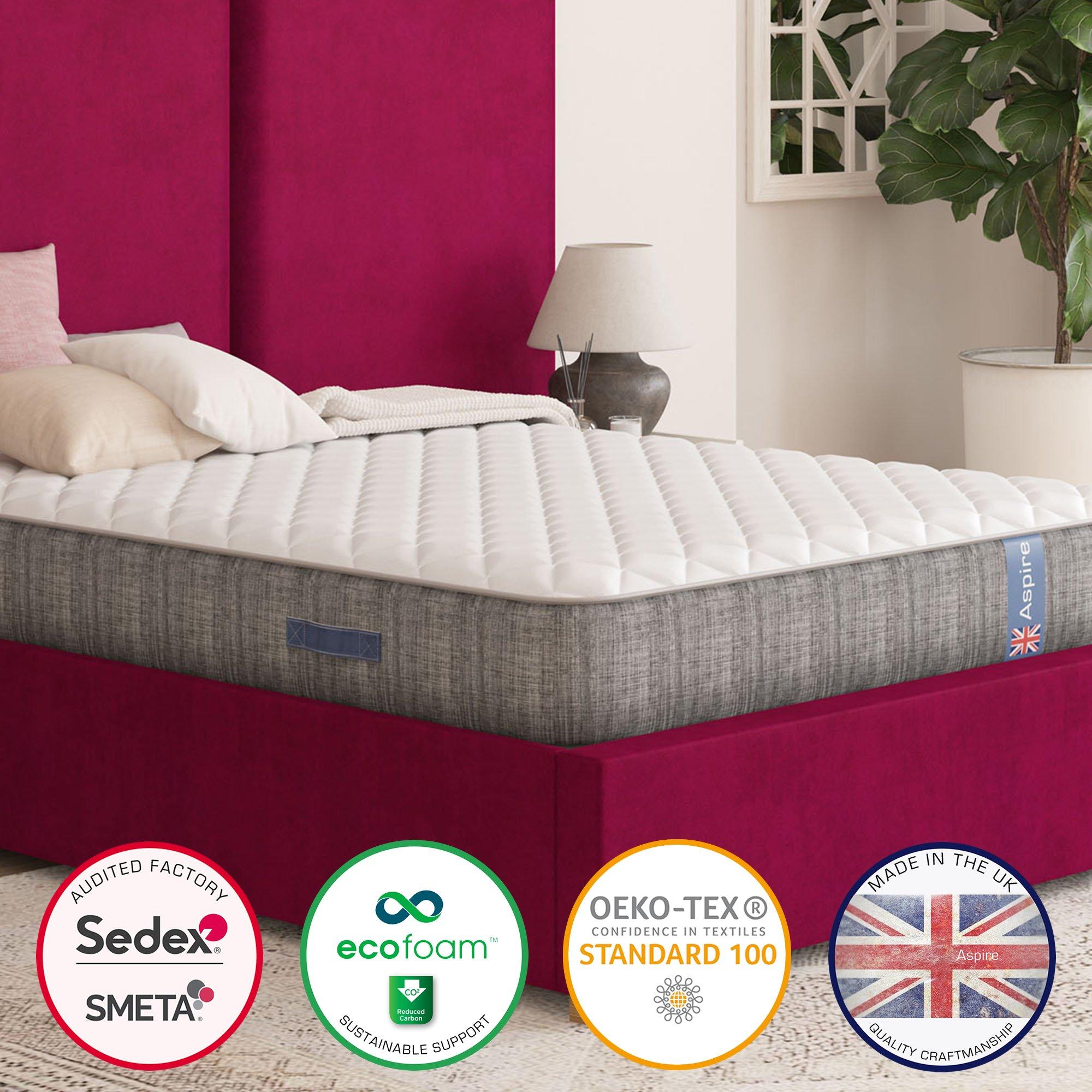 Pktp-Mf-Dia-Ol- - Aspire - Tension Relieving Pocket Memory Foam Mattress - 6