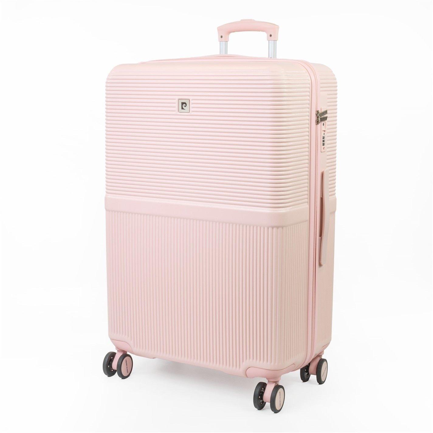 Pink Cl899-28 - Pierre Cardin - Monaco Premium Hard Shell Suitcase Wheeled Luggage - 2