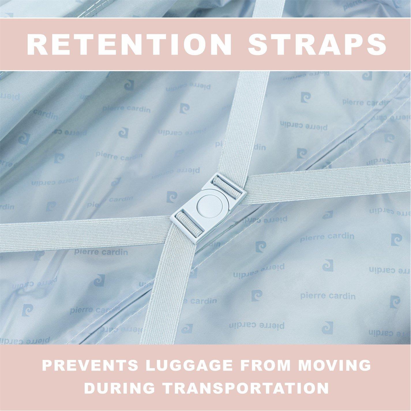 Pink Cl899-28 - Pierre Cardin - Monaco Premium Hard Shell Suitcase Wheeled Luggage - 8