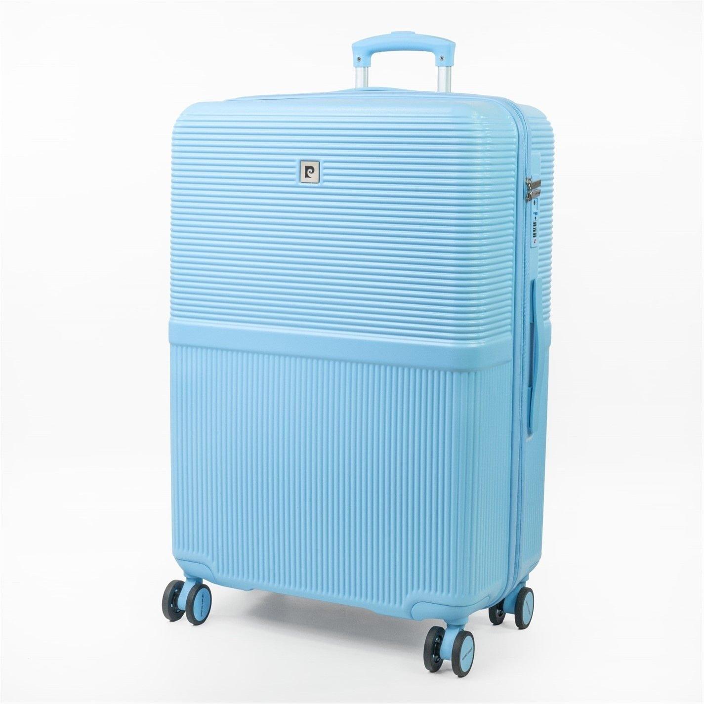Blue Cl899-05 - Pierre Cardin - Monaco Premium Hard Shell Suitcase Wheeled Luggage - 2