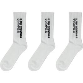 Blank Essentials 3 Pack Socks