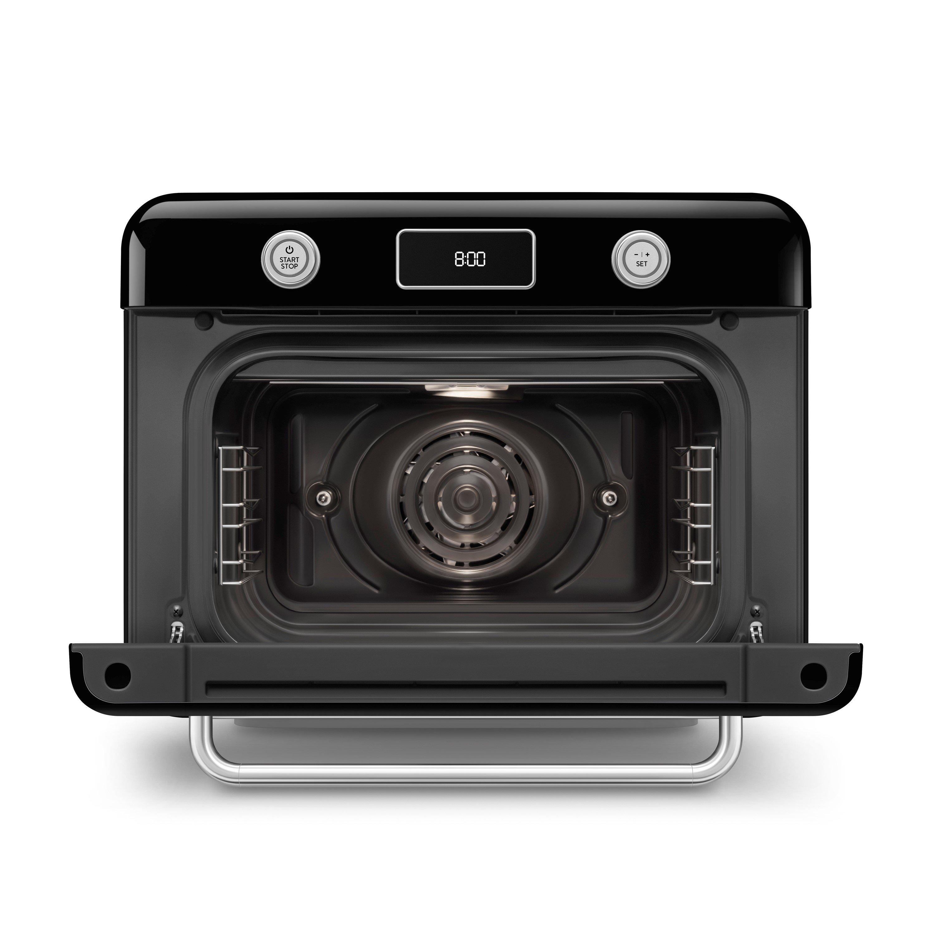 Black - Smeg - 9in1 Multifunction countertop oven with Steam  Air - 2