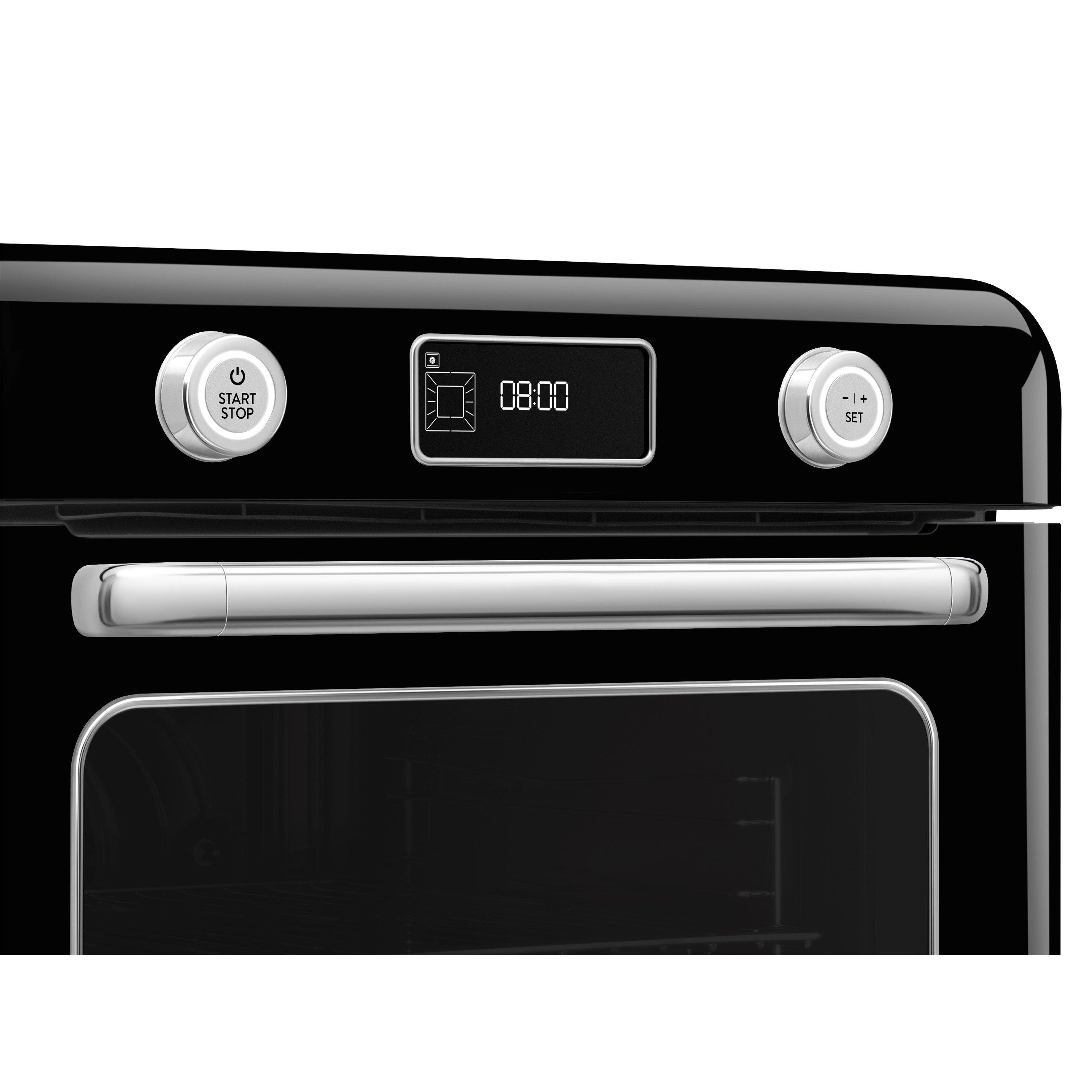Black - Smeg - 9in1 Multifunction countertop oven with Steam  Air - 6