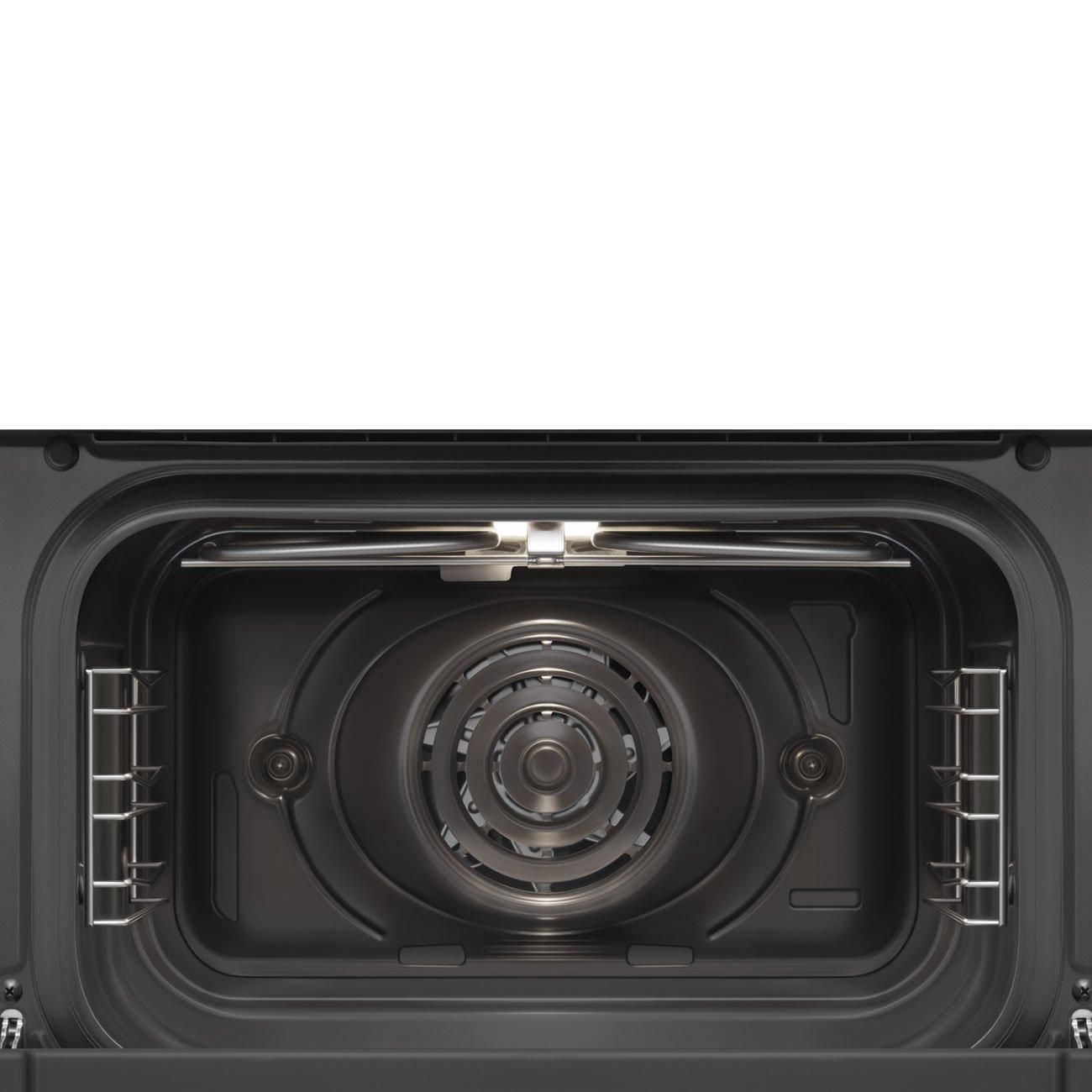 Black - Smeg - 9in1 Multifunction countertop oven with Steam  Air - 8