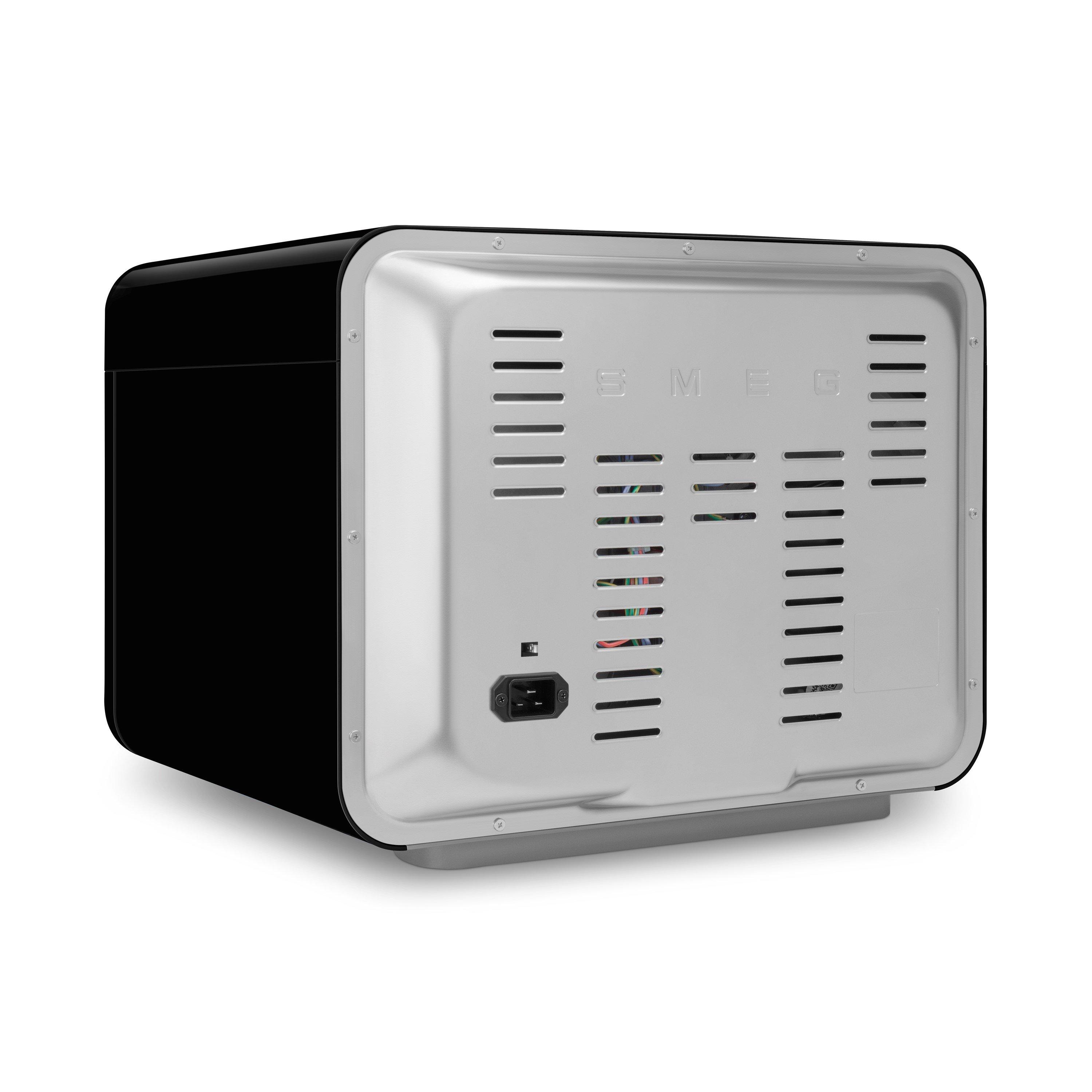 Black - Smeg - 9in1 Multifunction countertop oven with Steam  Air - 9