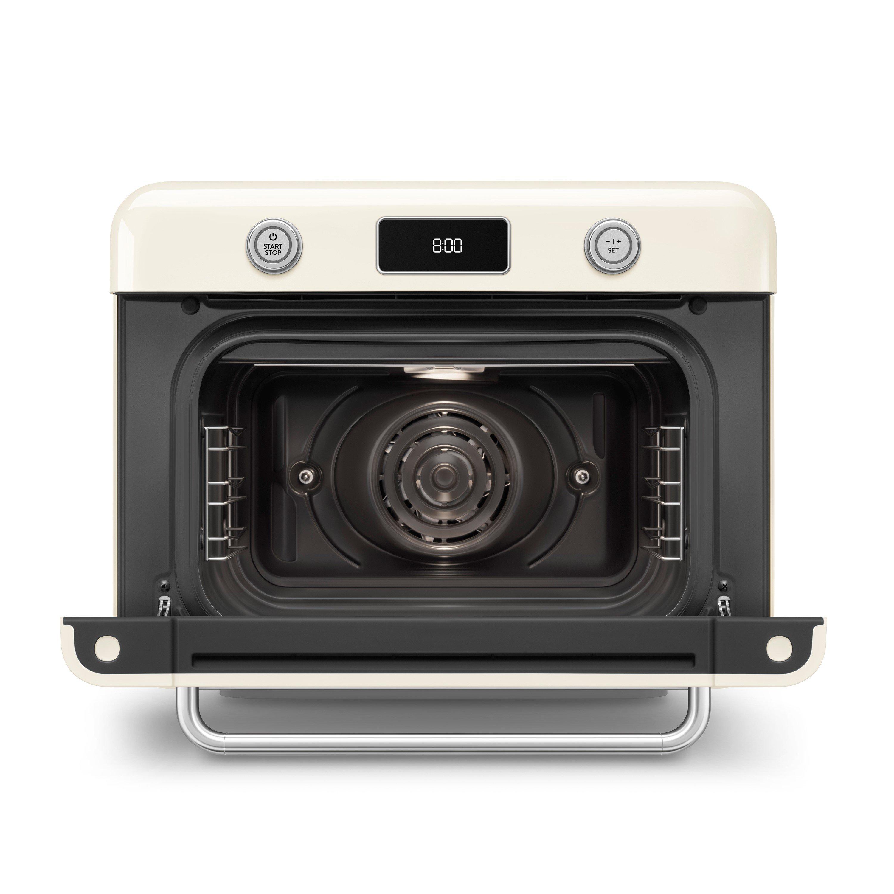 Cream - Smeg - 9in1 Multifunction countertop oven with Steam  Air - 2