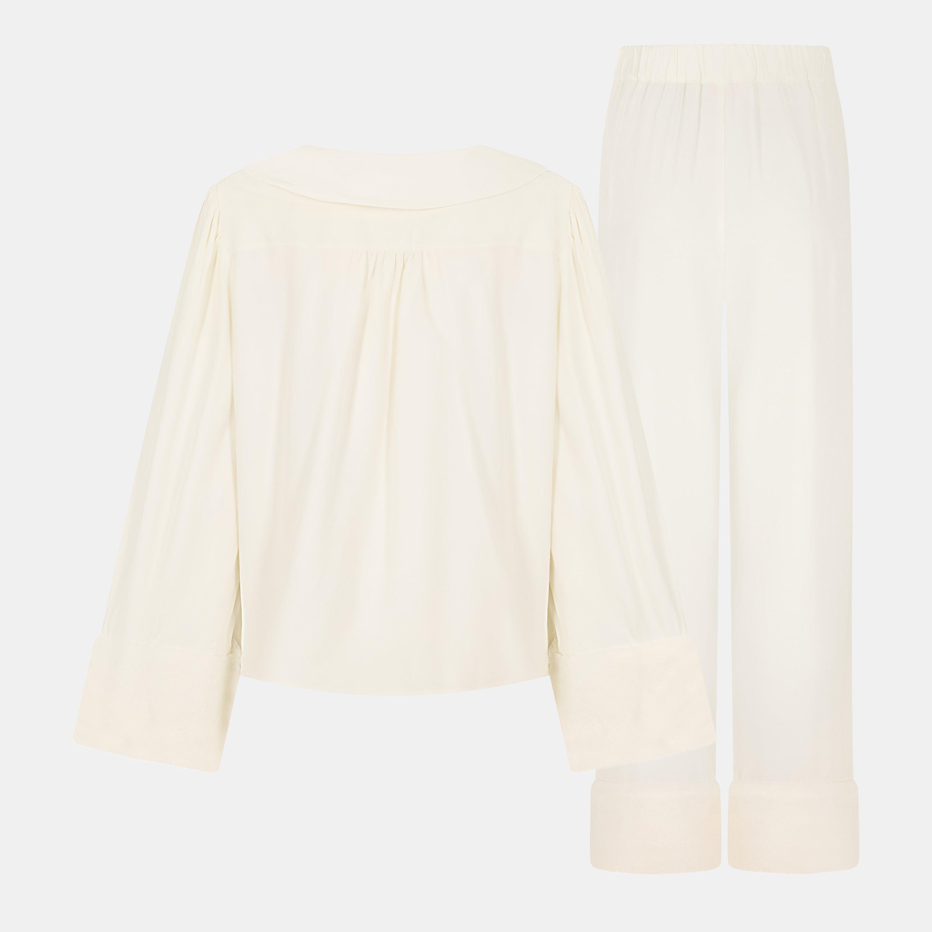 Cream - Its 9pm - Women's Frenchie Cff Long Sleeve Pyjama Set - 2