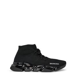 Balenciaga Speed 2.0 Clear Sole Lace Up Sneakers