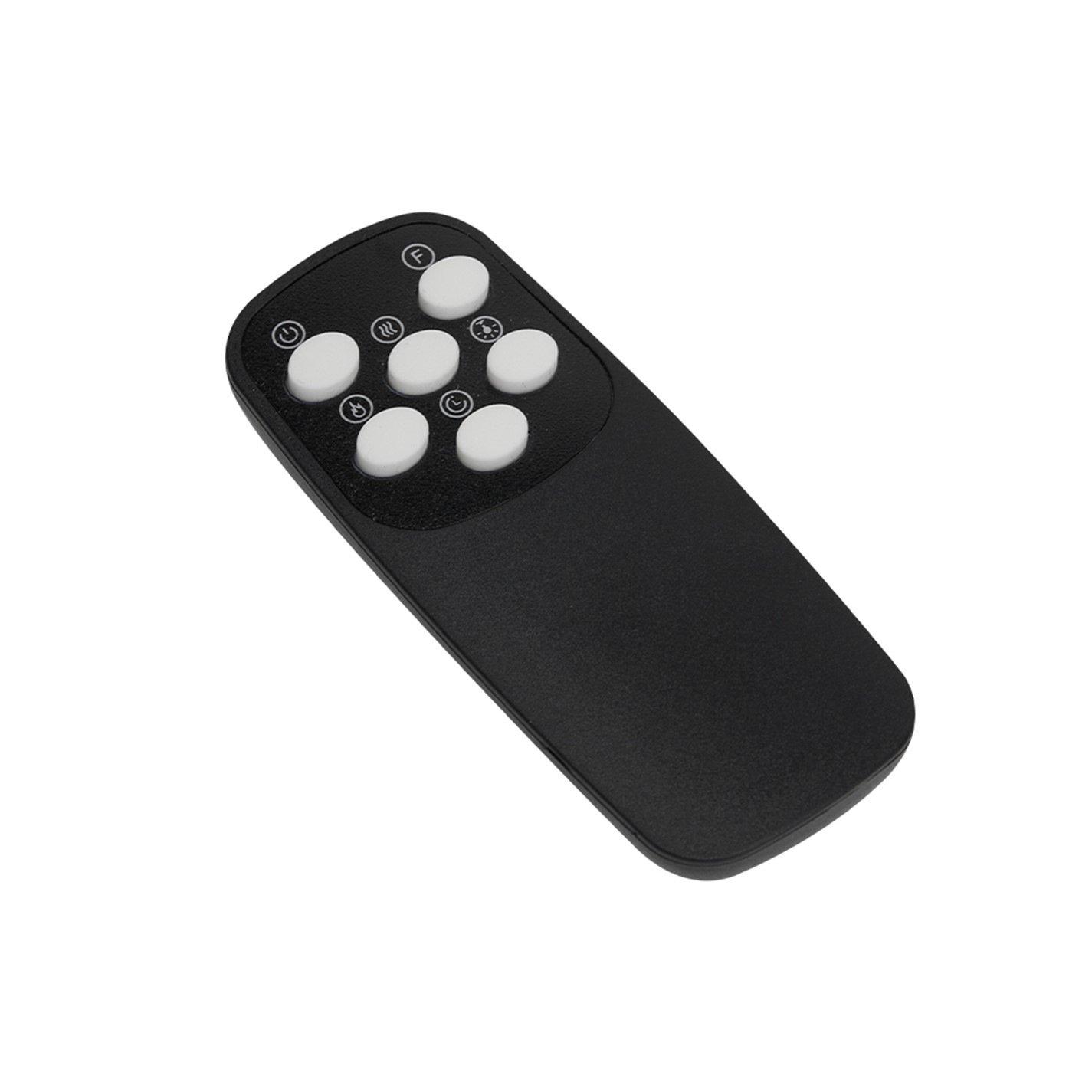 Black - Kabinet UK - Recessed Electric Fireplace TV Stand - 8