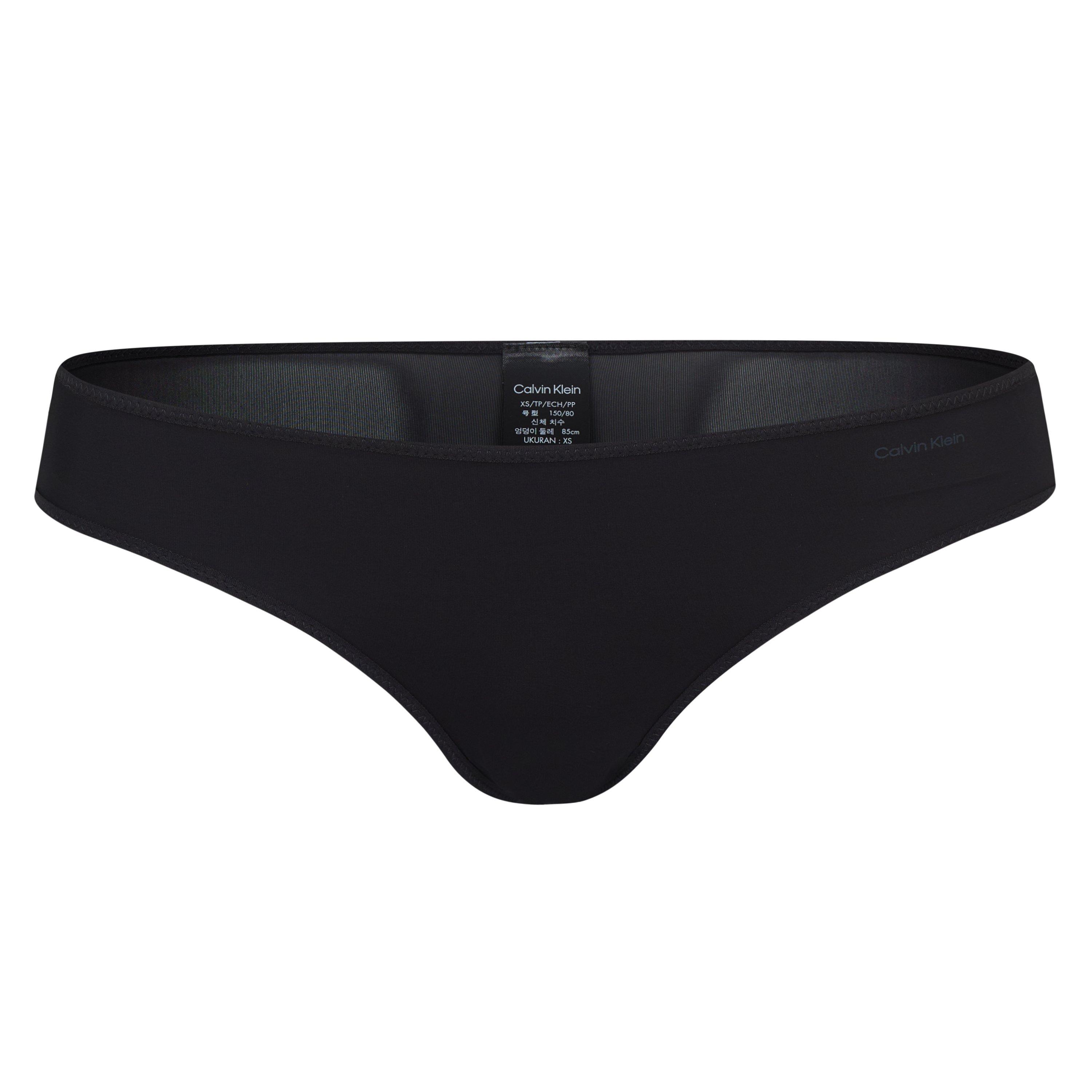Black - Calvin Klein - Sheer Bikini Bottoms - 1