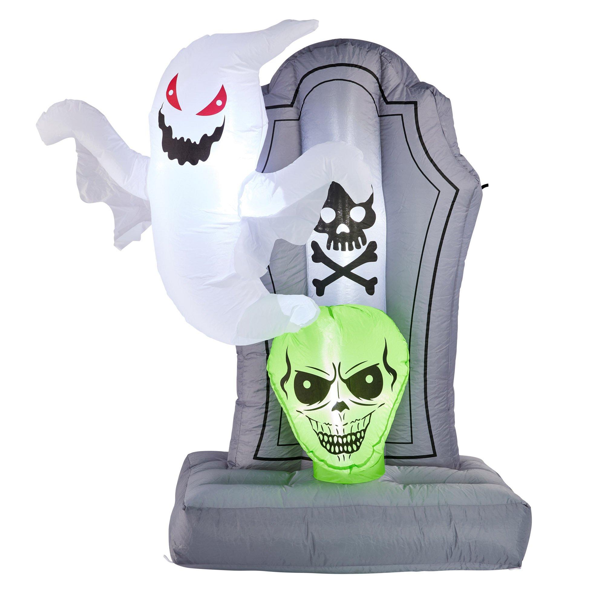 Multi - SO House - Inflatable Halloween Inflatable Ghost & Skull - 3