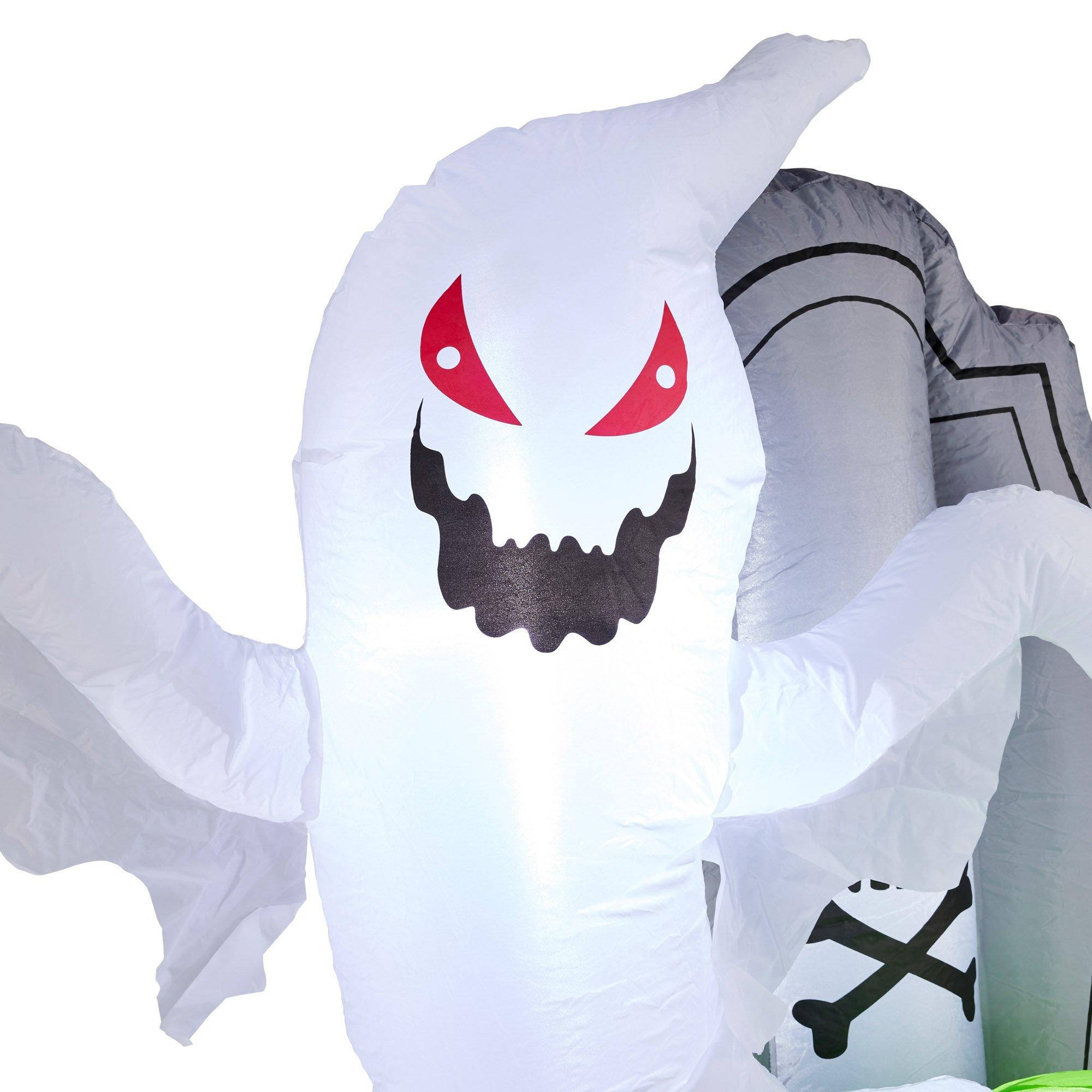 Multi - SO House - Inflatable Halloween Inflatable Ghost & Skull - 5