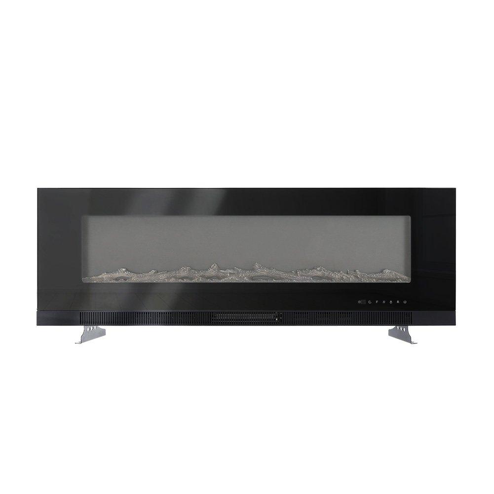 Black - Kabinet UK - 60inch Wall Mounted Electric Fireplace - 2