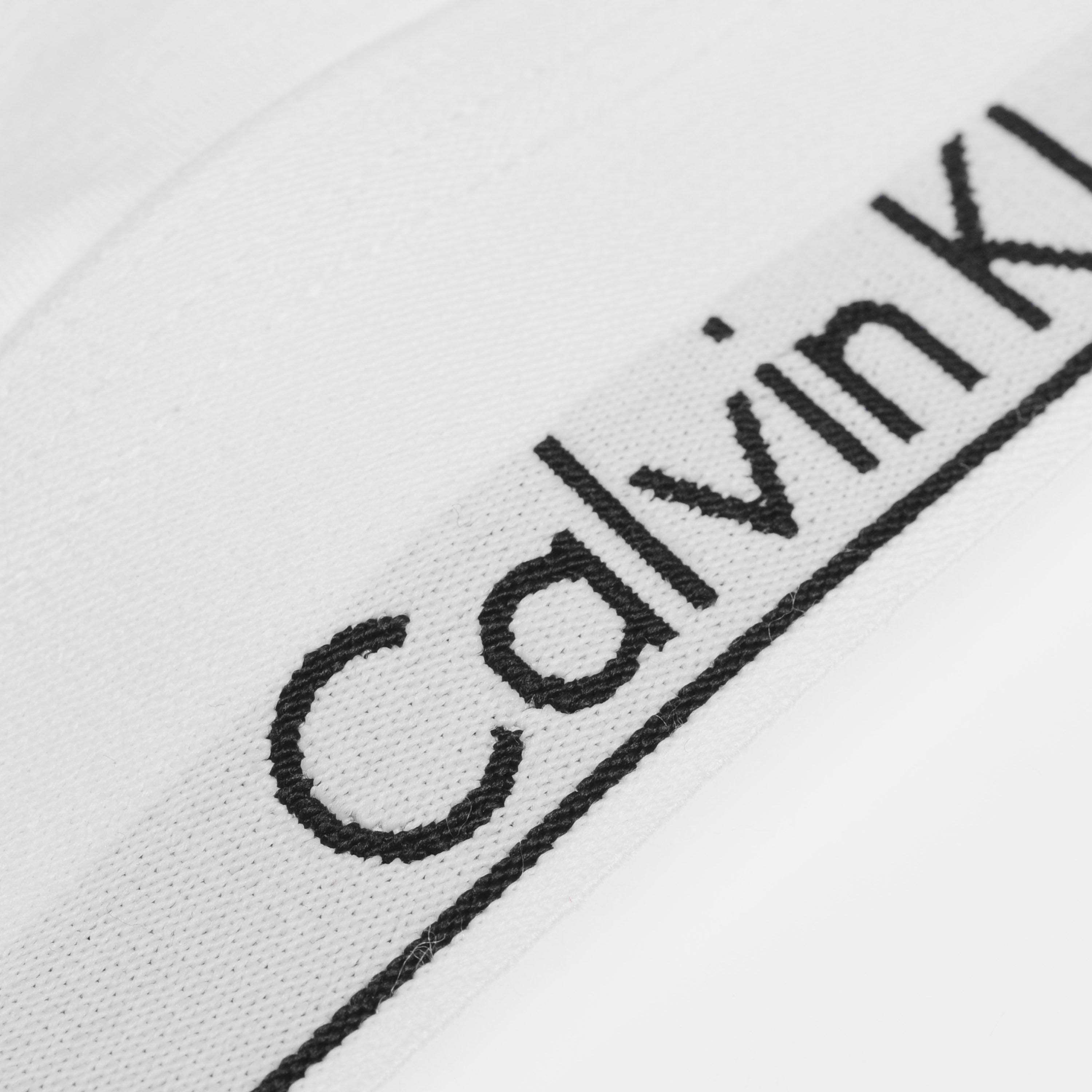 Blanc - Calvin Klein - Modern Cotton Logo Bralette - 4