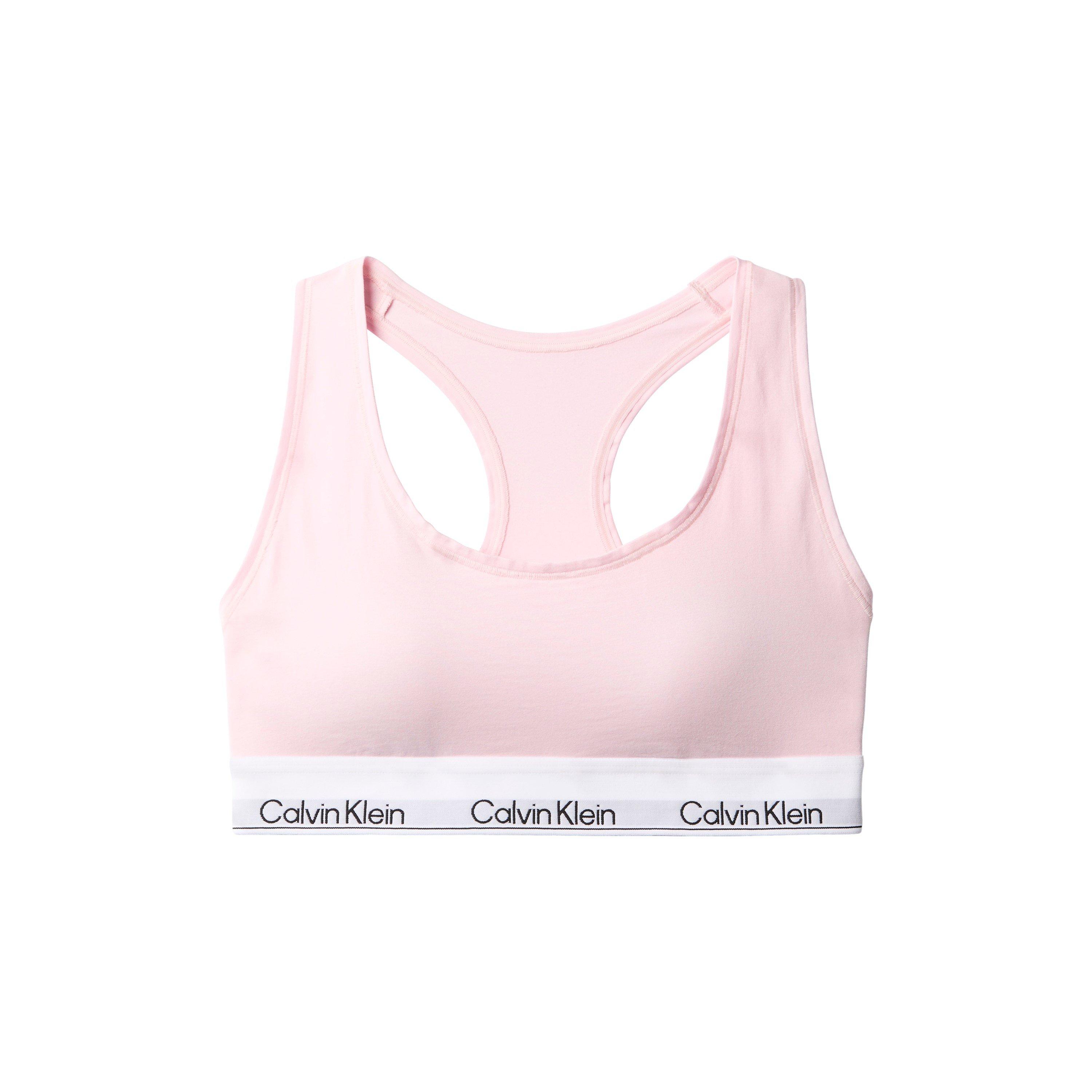 Calvin Klein Women's Modern Cotton Logo Bralette - Cradle Pink - 8 (XS)