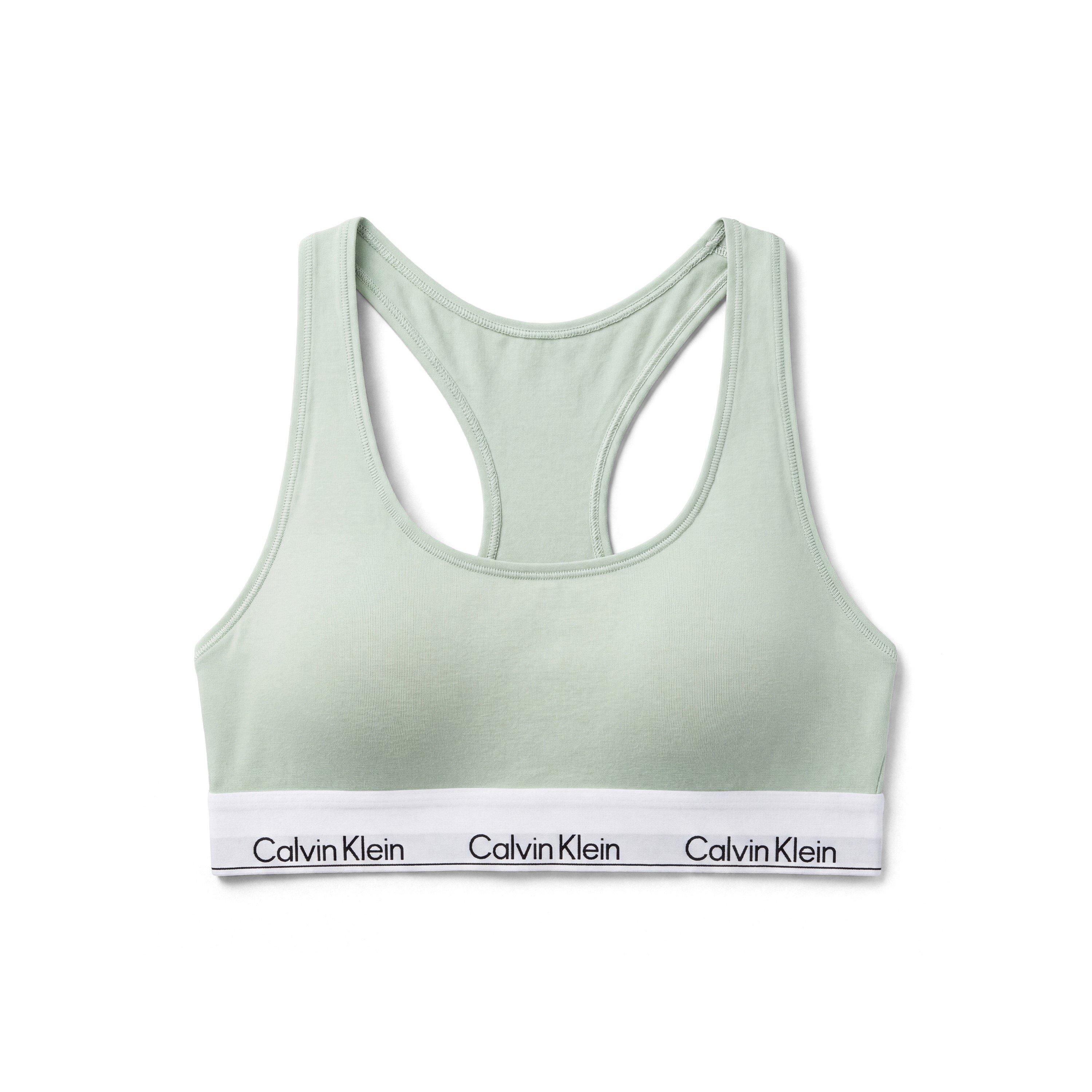Calvin Klein Women's Modern Cotton Logo Bralette - Pale Mint - 10 (S) - Image 4