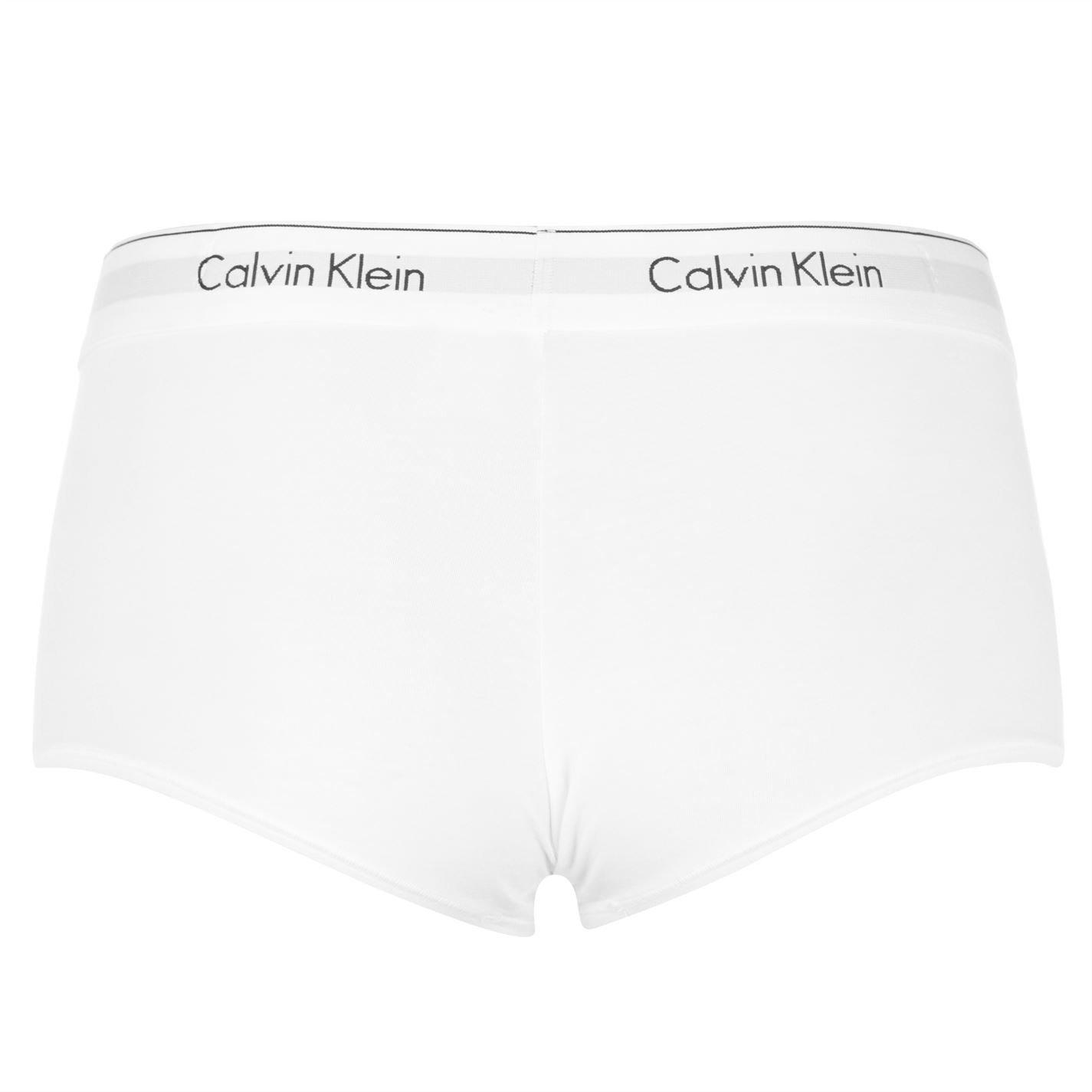 Weiß - Calvin Klein - Modern Cotton Boy Boy Shorts - 4