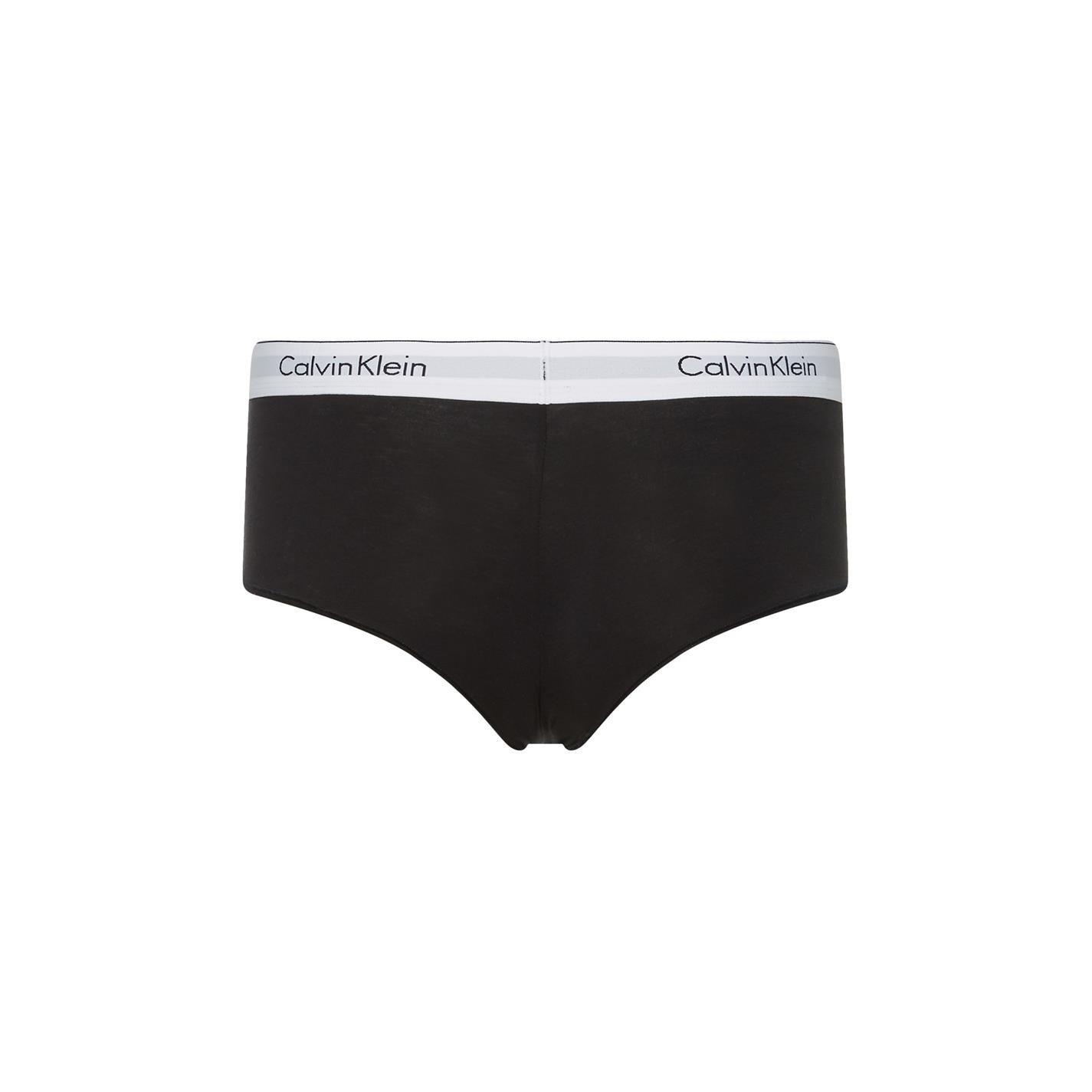 Black - Calvin Klein - Modern Cotton Boy Boy Shorts - 5