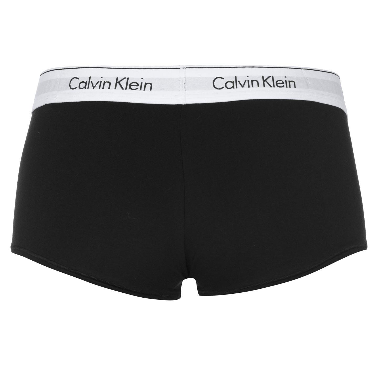 Black - Calvin Klein - Modern Cotton Boy Boy Shorts - 6