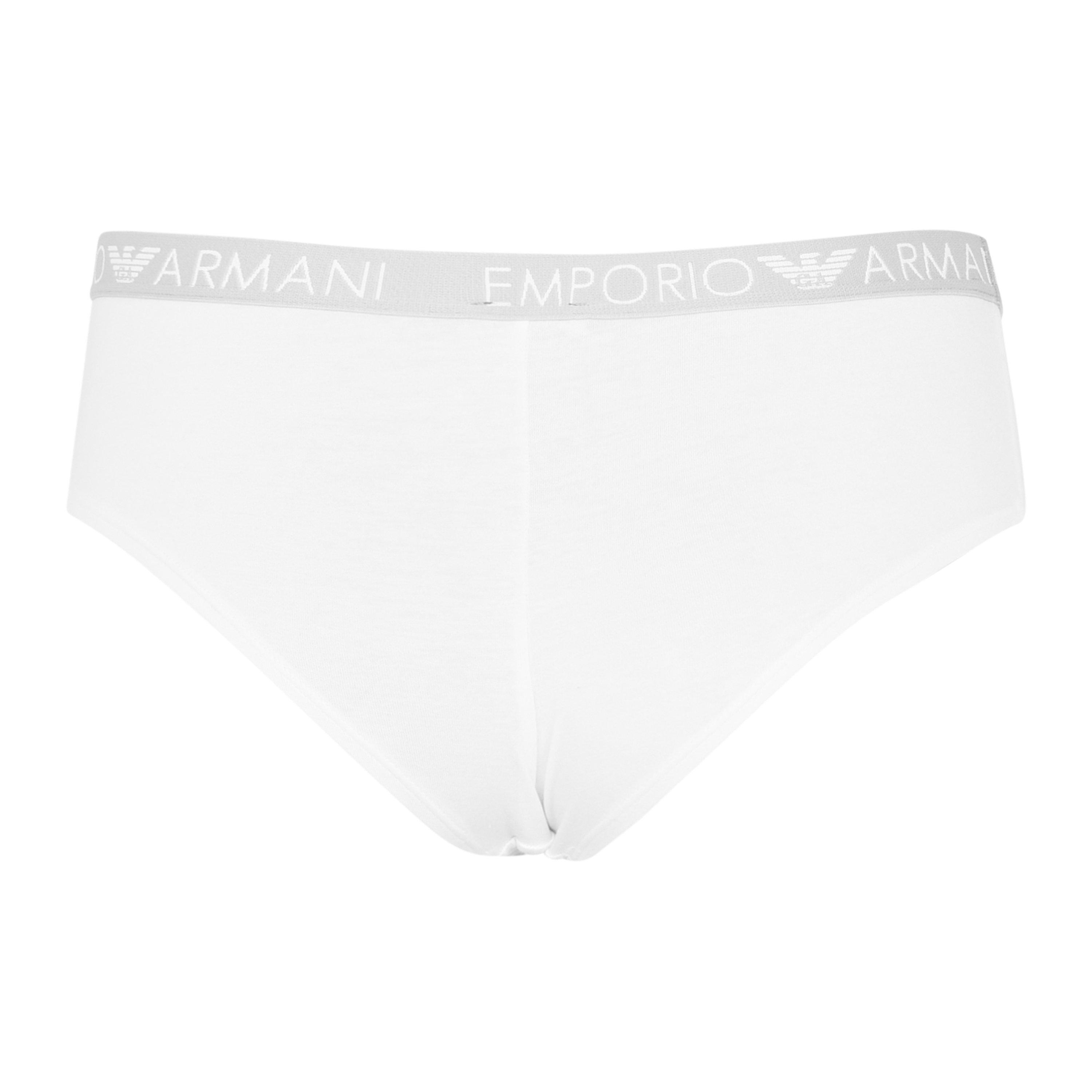 Wht/Blk 00911 - Emporio Armani - 2 Pack Cheeky Pants - 7