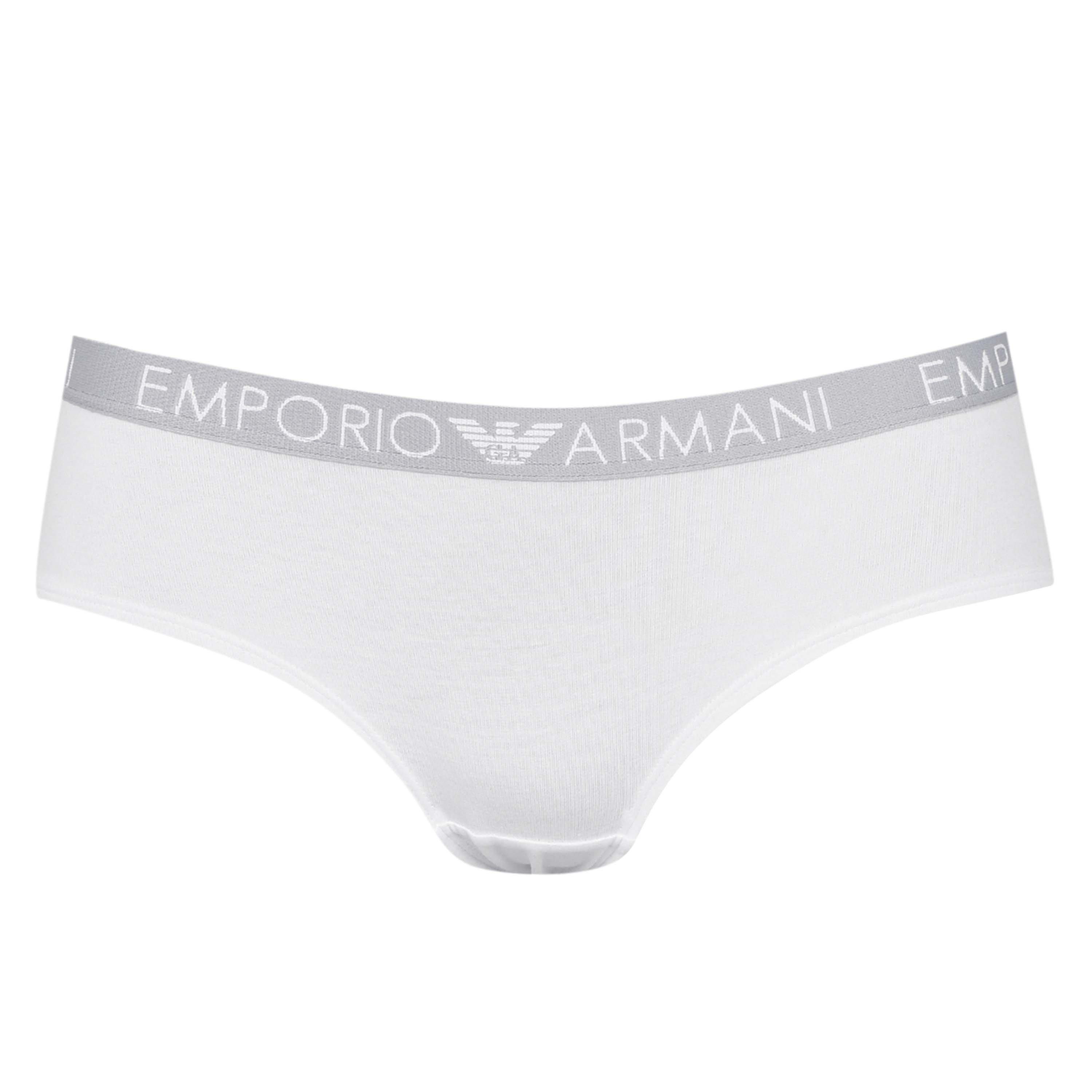 Wht/Blk 00911 - Emporio Armani - 2 Pack Cheeky Pants - 8